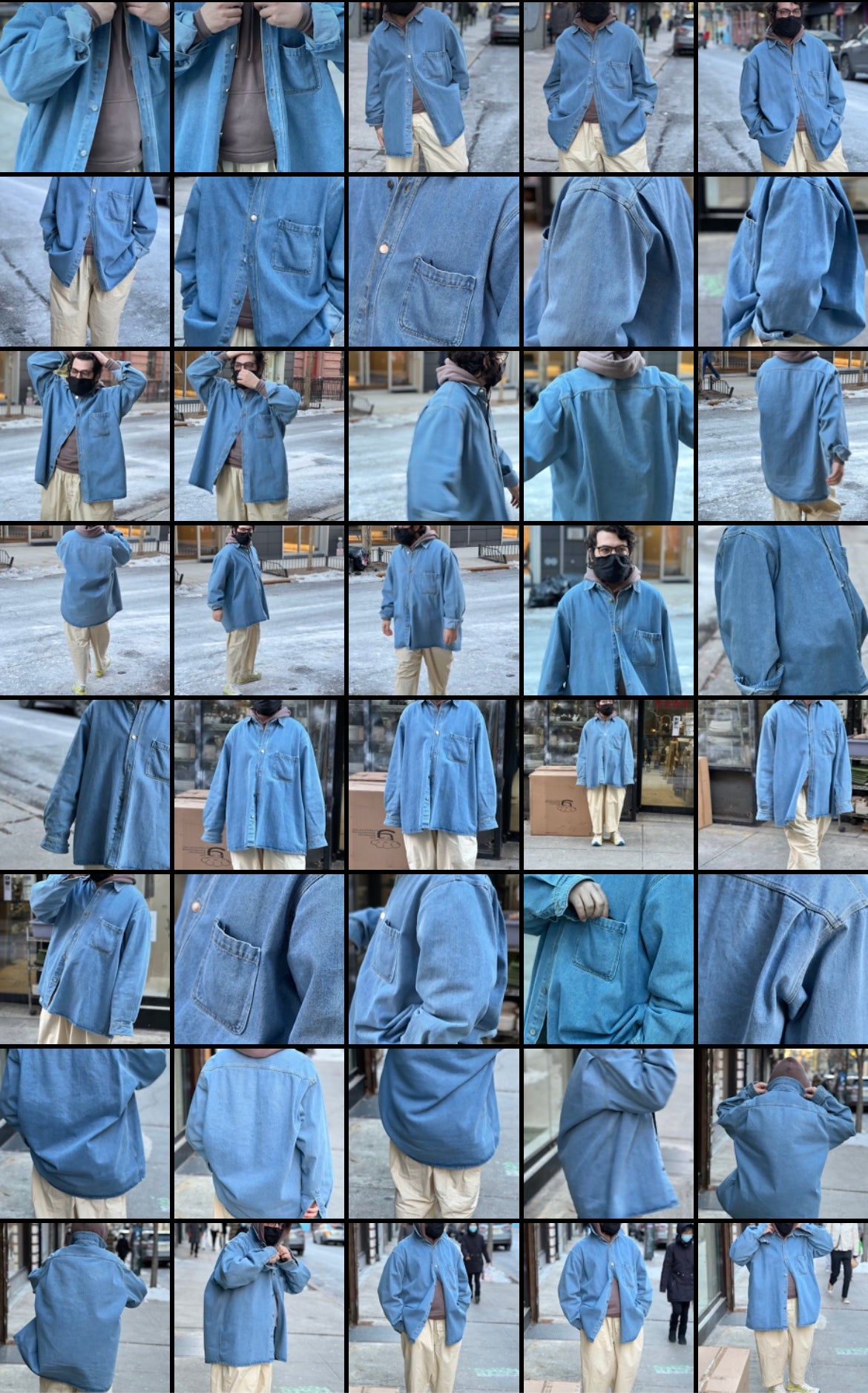 Hed Mayner FW21 Oversized Denim Shirt – Colbo