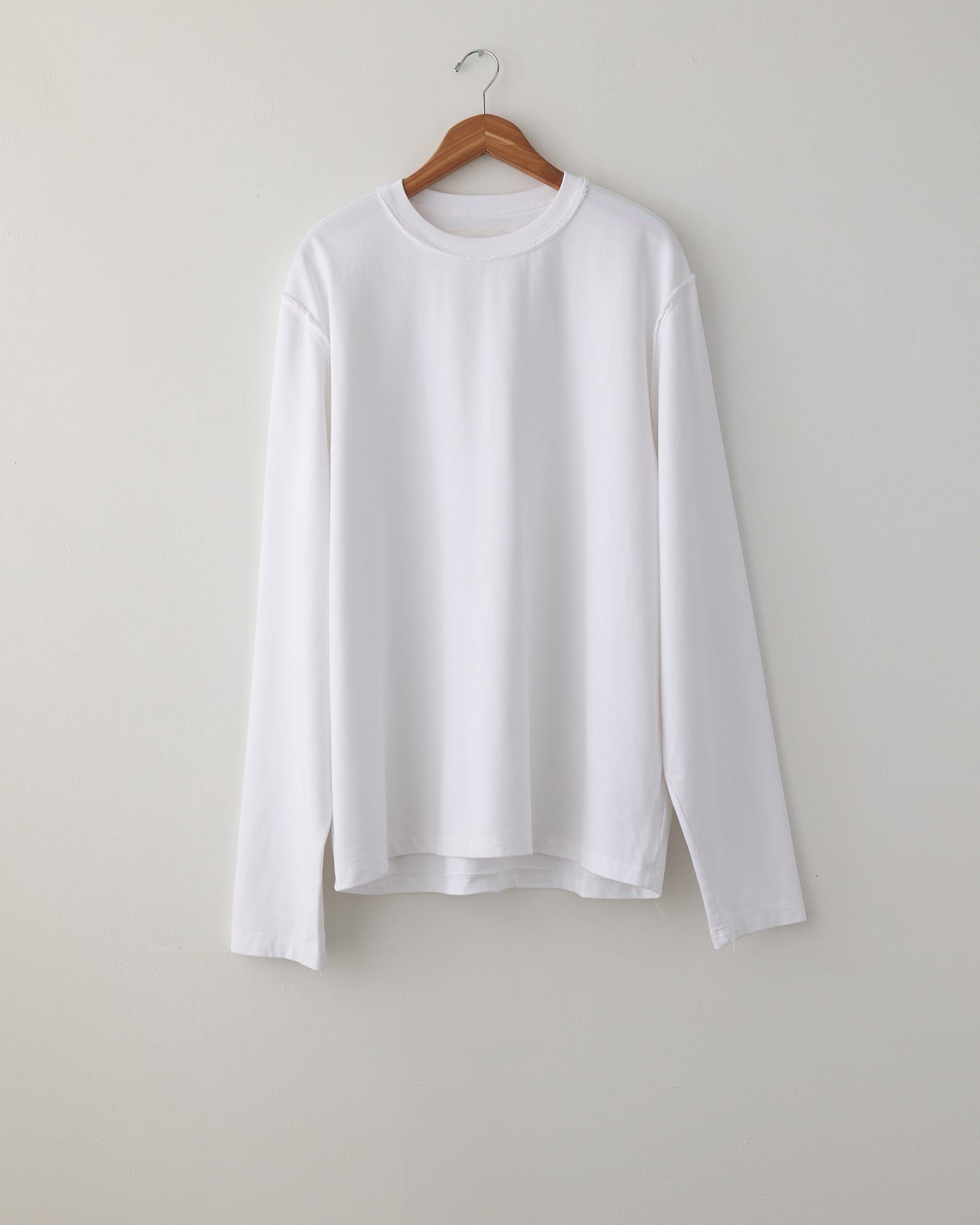 Big Tee Long Sleeve, White – Colbo