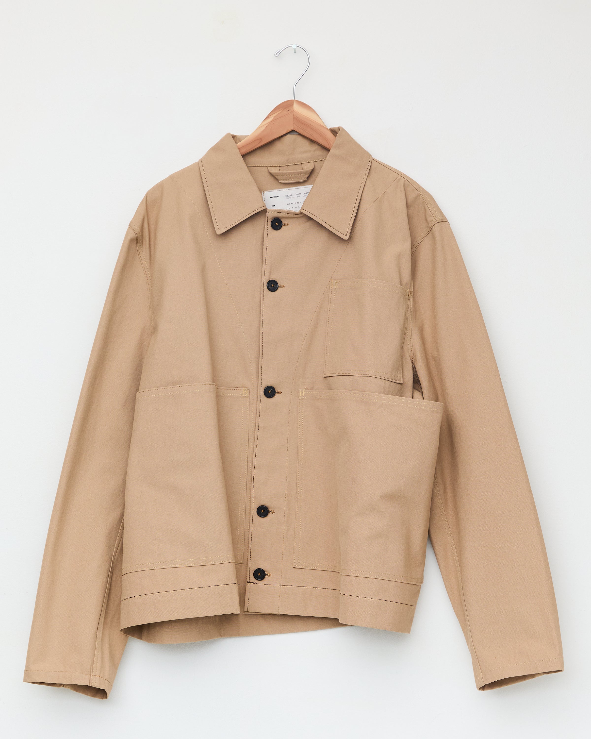 ジャケット・アウター CAMIEL FORTGENS insert worker jacket Camiel Fortgens Oversized Worker Jacket - W Department