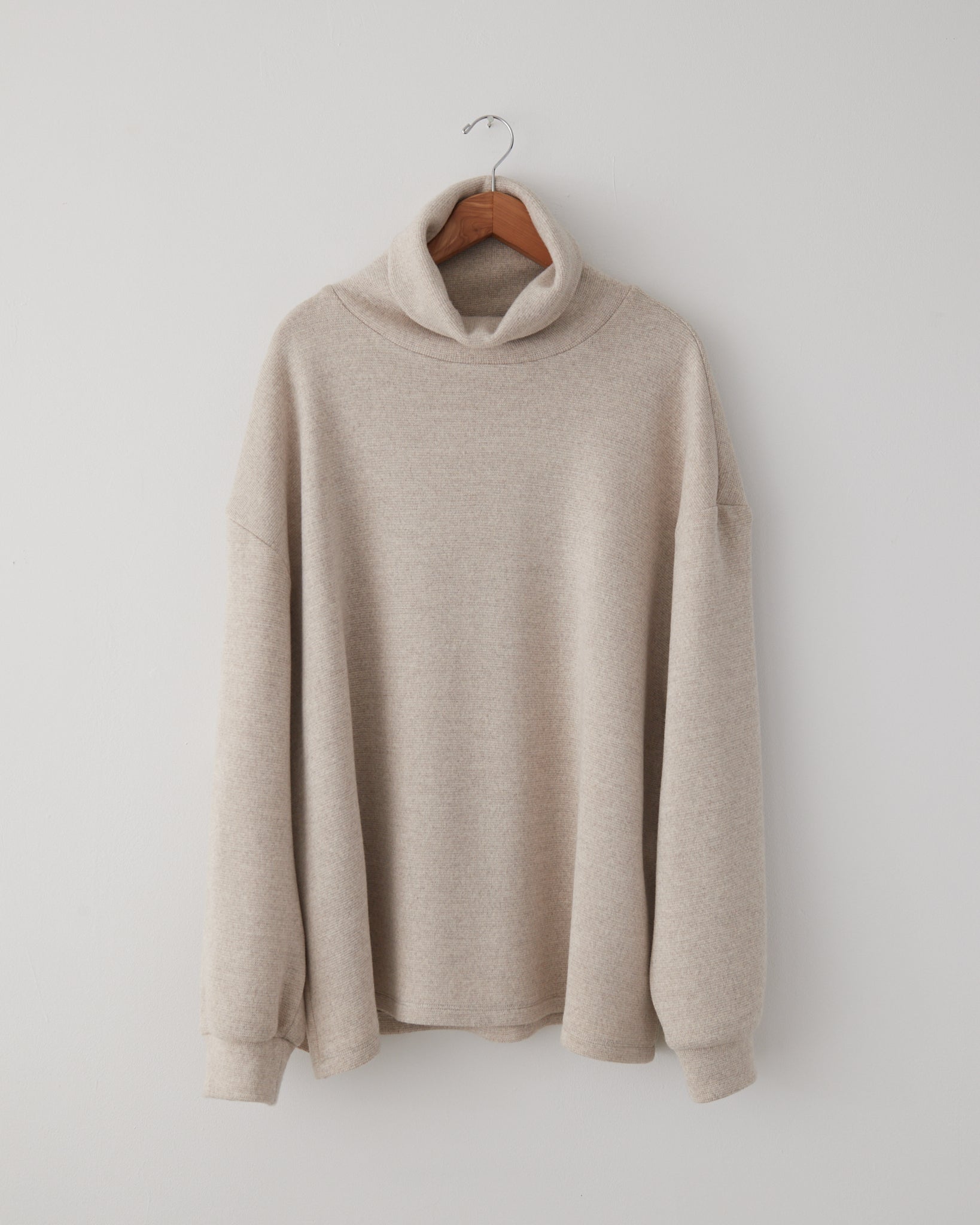 Turtleneck, Cotton / Wool Heather