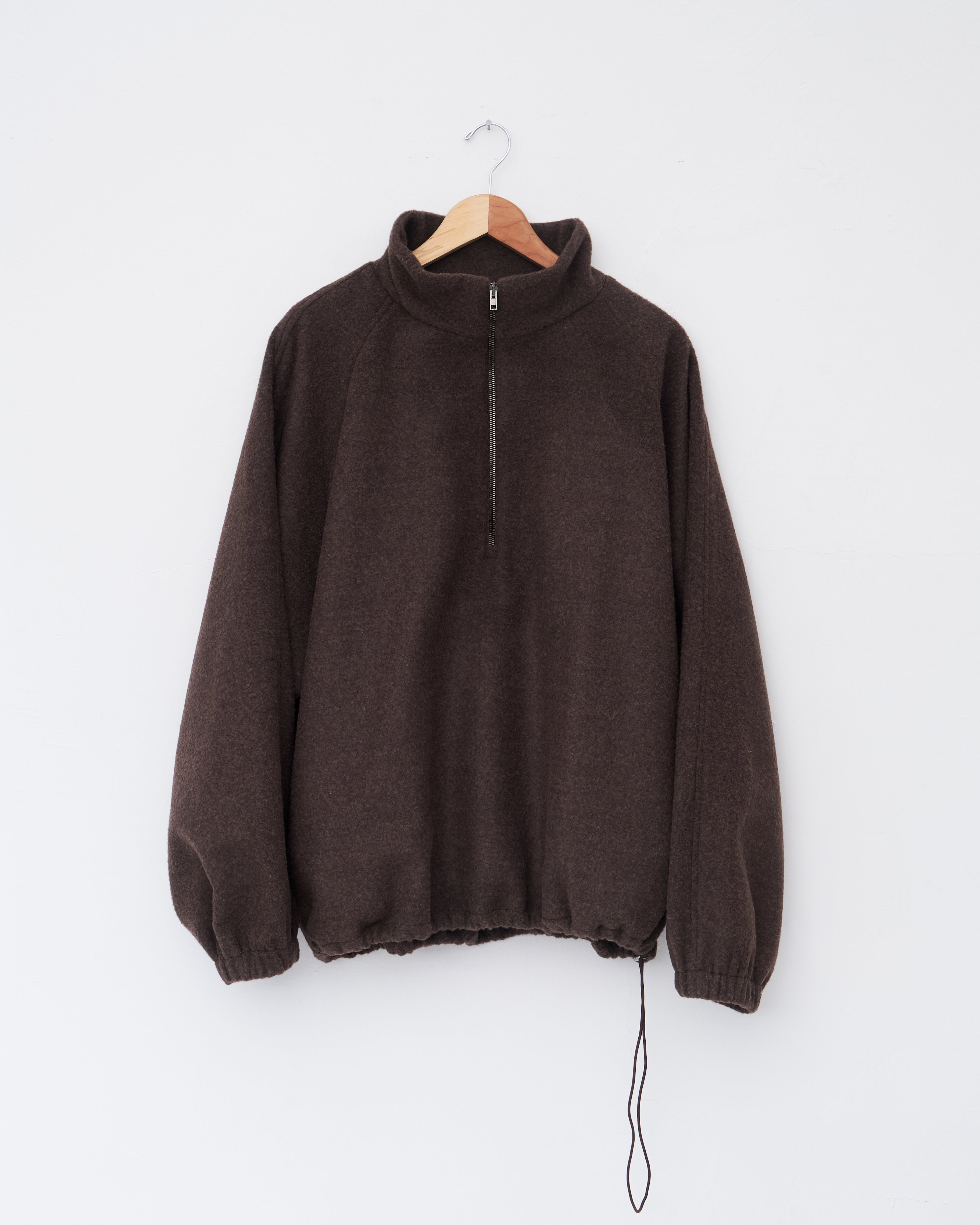 Half Zip Raglan Parka, Dark Taupe – Colbo