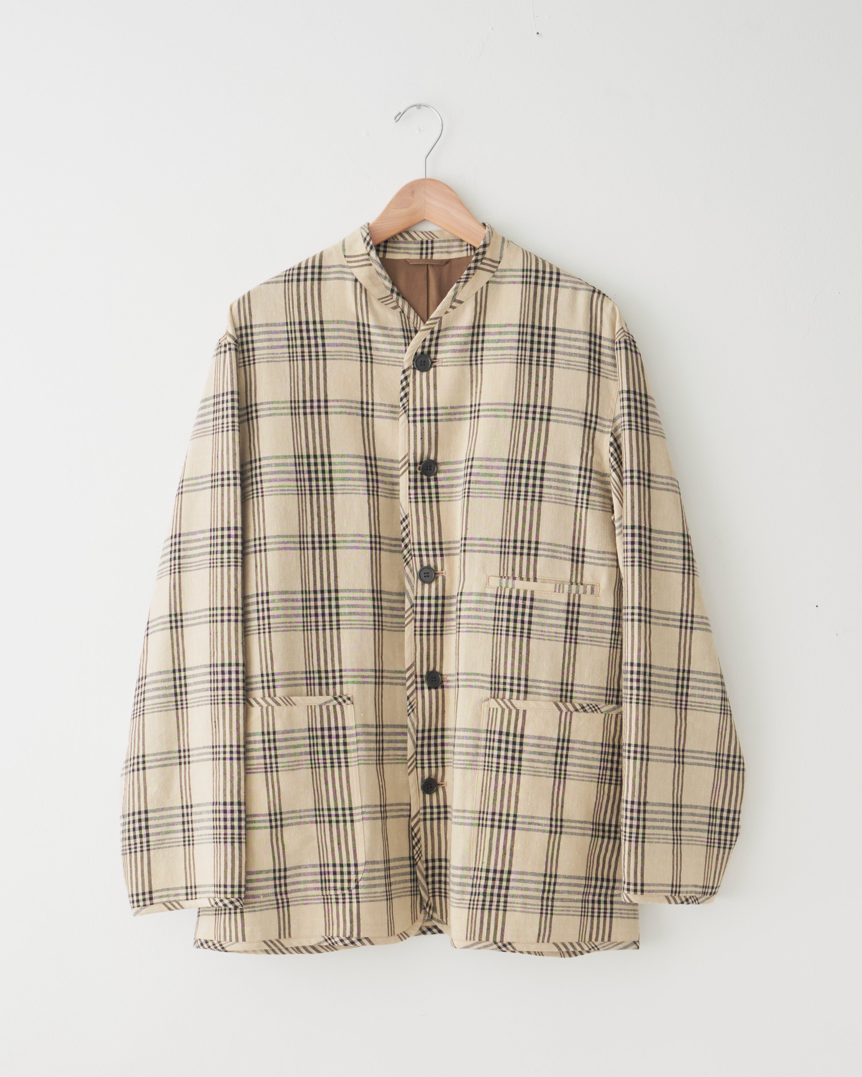 Plaid Jacket, Beige