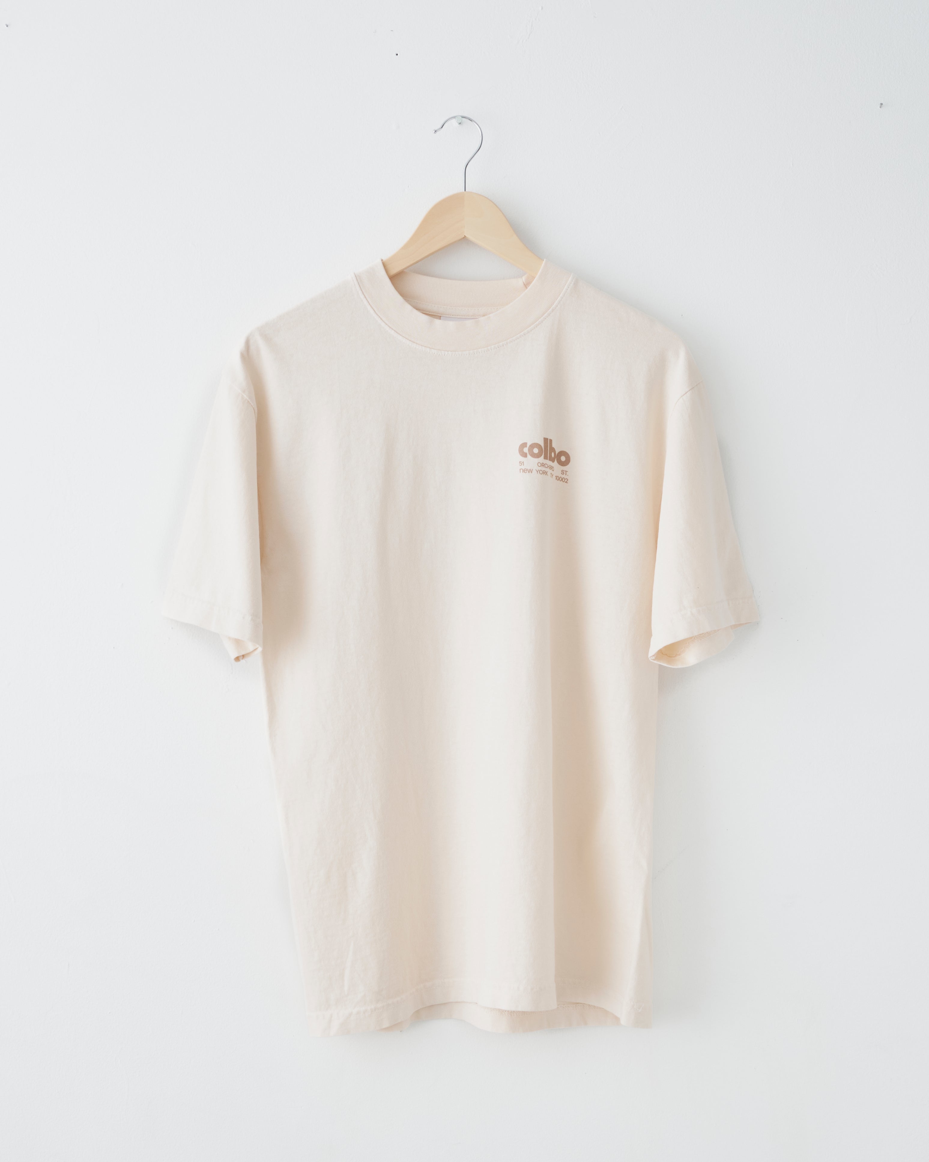 ★ILLIGO★ Ethnic Overfit T-Shirt Cream 0824. Supima® Oversized Tee - Ivory Cream – ASRV