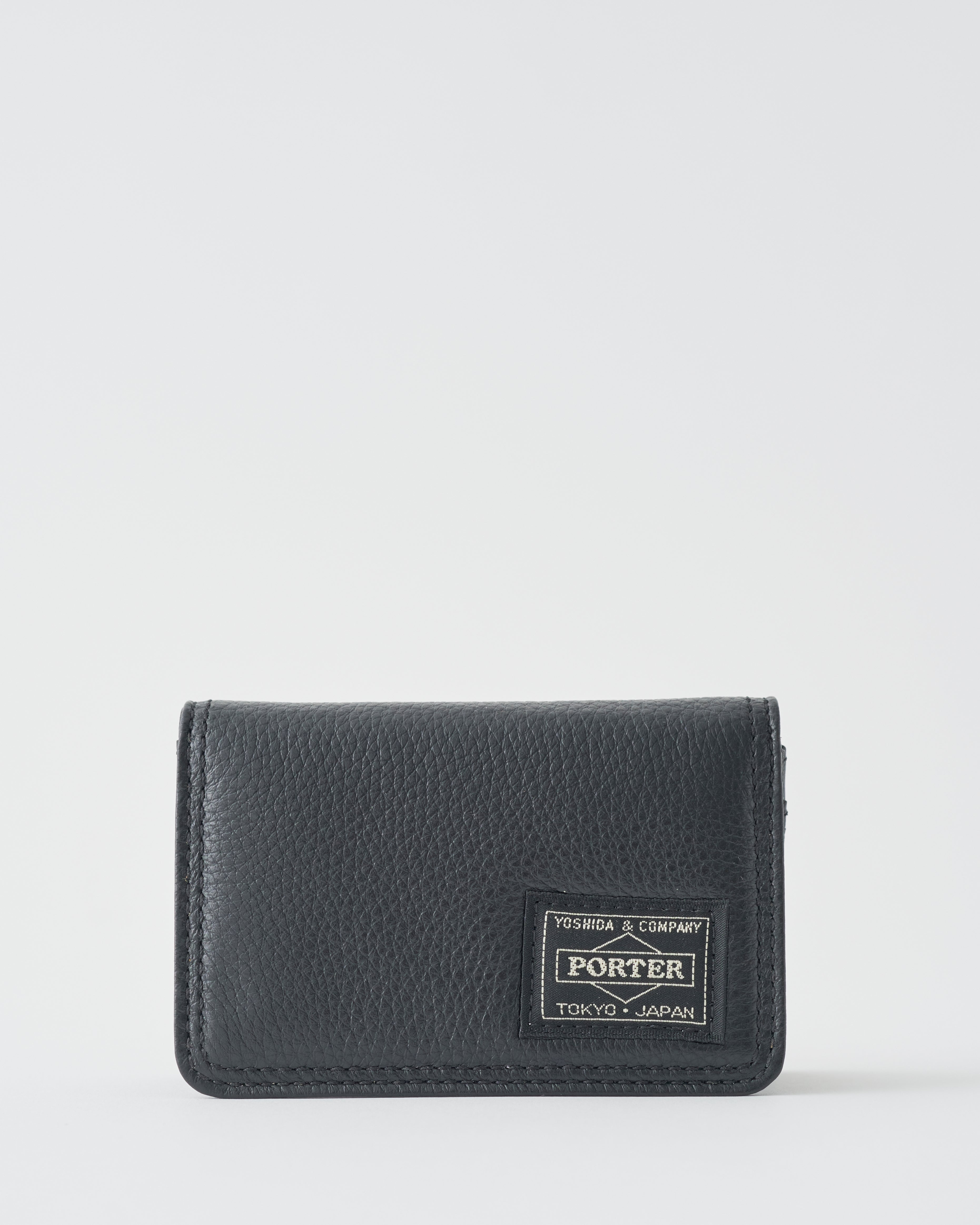 Porter Yoshida Calm Card Case Black Colbo