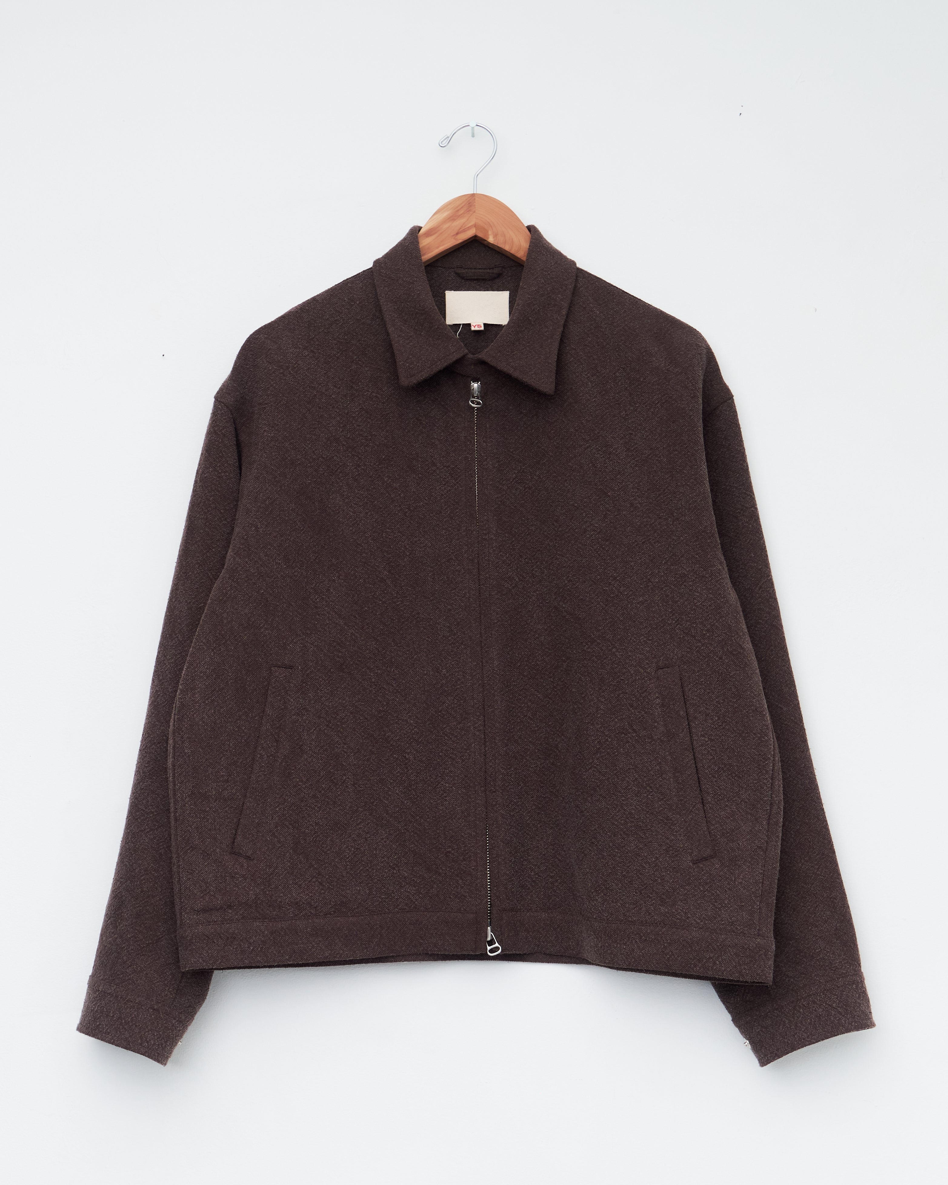Silk / Linen Drizzler Jacket, Brown – Colbo