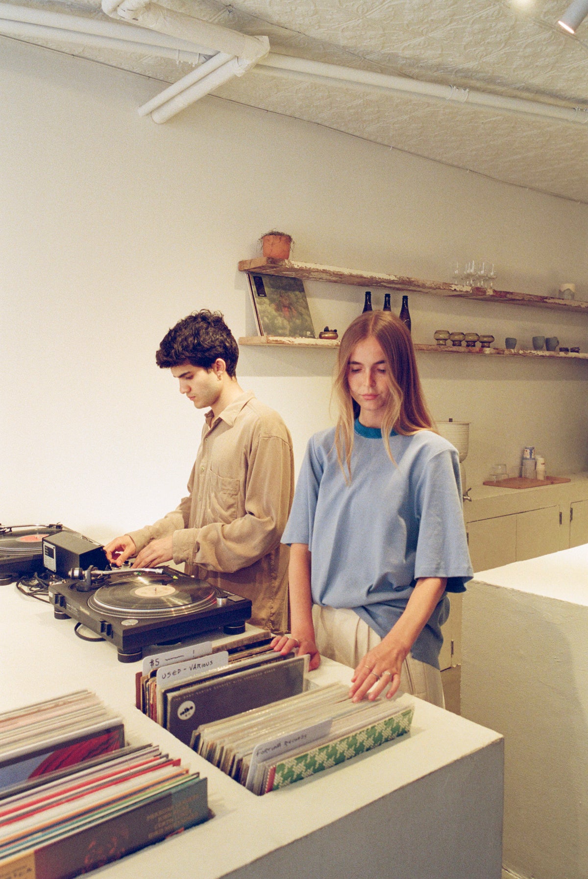 Browsing records at Colbo