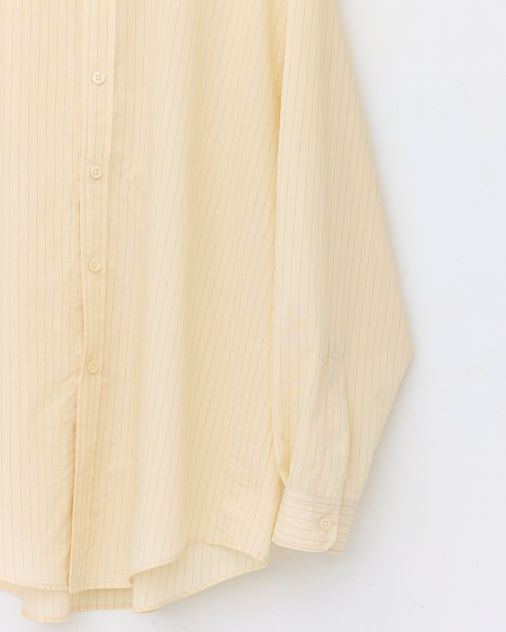 Office Shirt, Natural Pinstripes