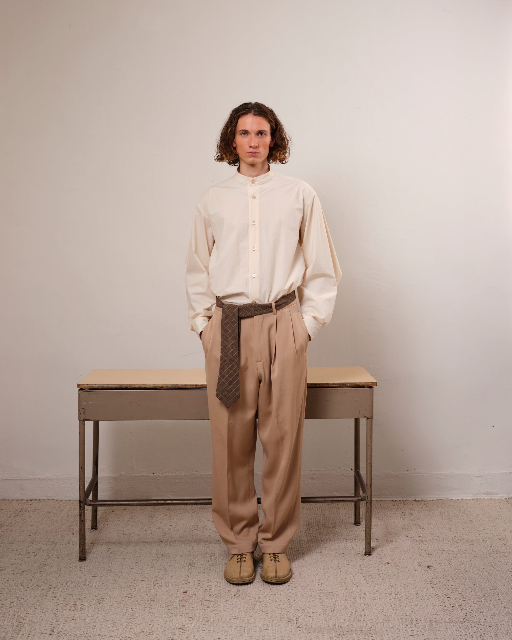 Suit Pants, Light Beige
