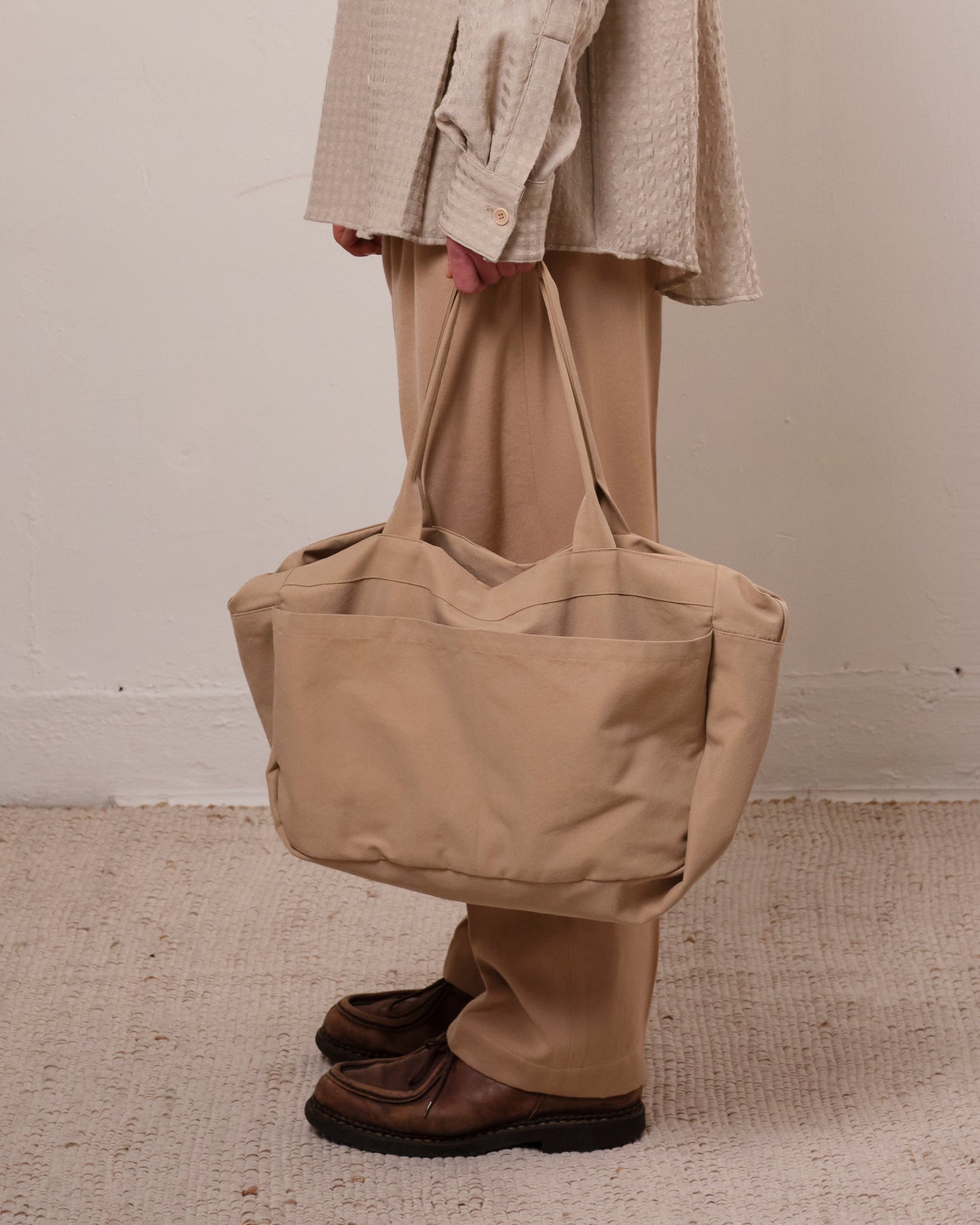 Overnight Bag, Light Beige