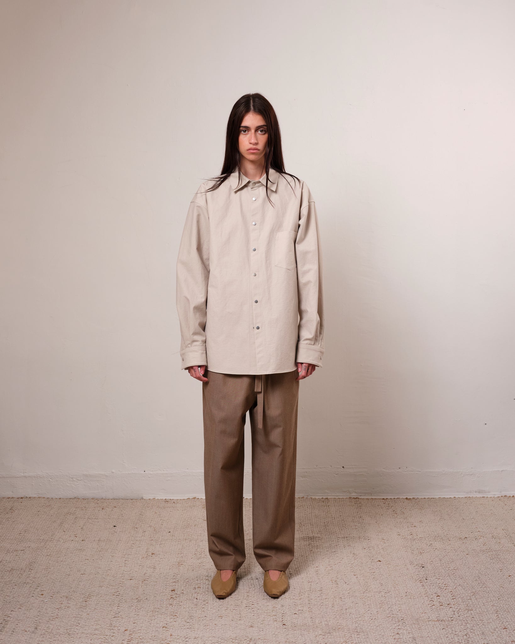 Snap Shirt, Light Mauve
