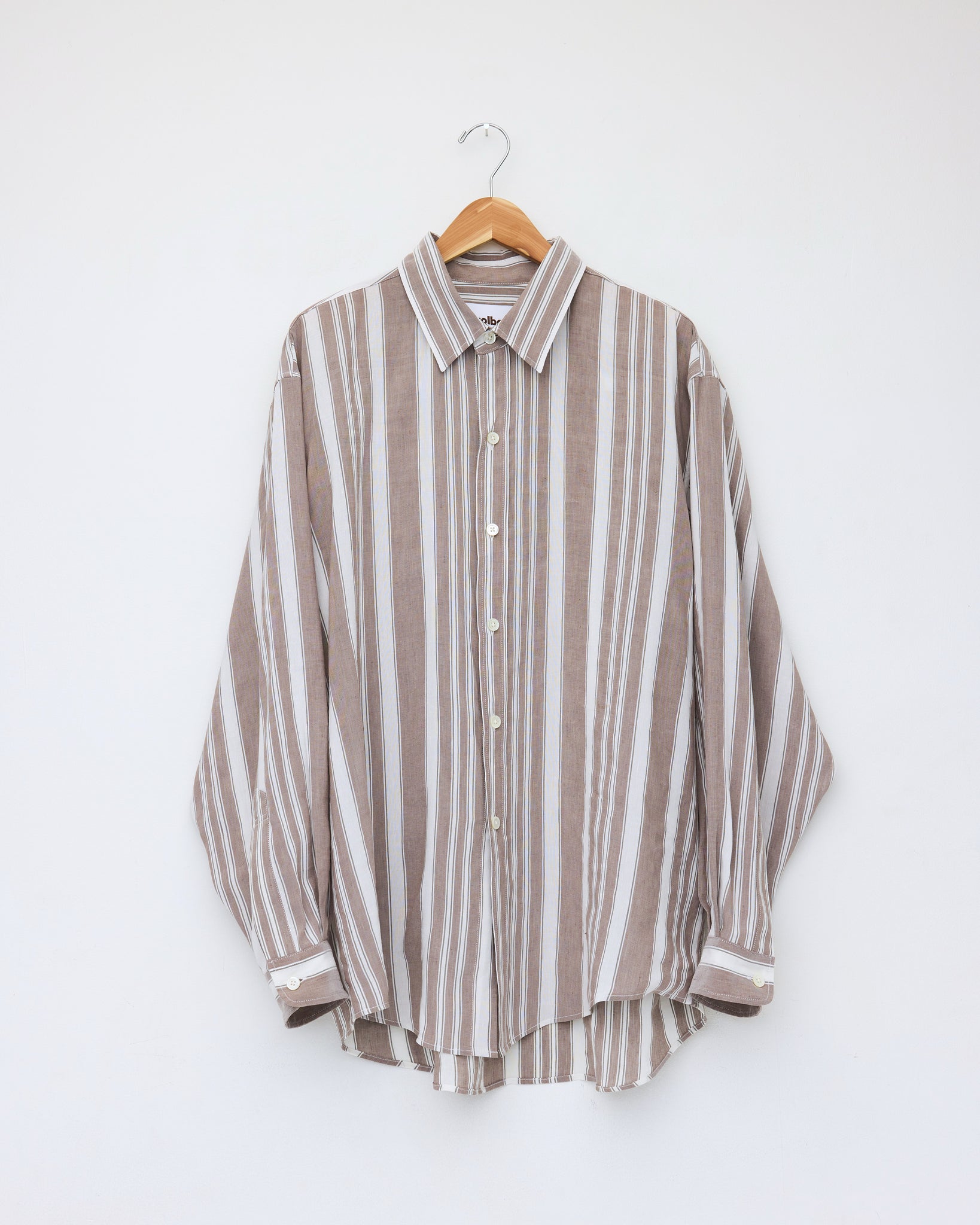 Office Shirt, Wood Stripe