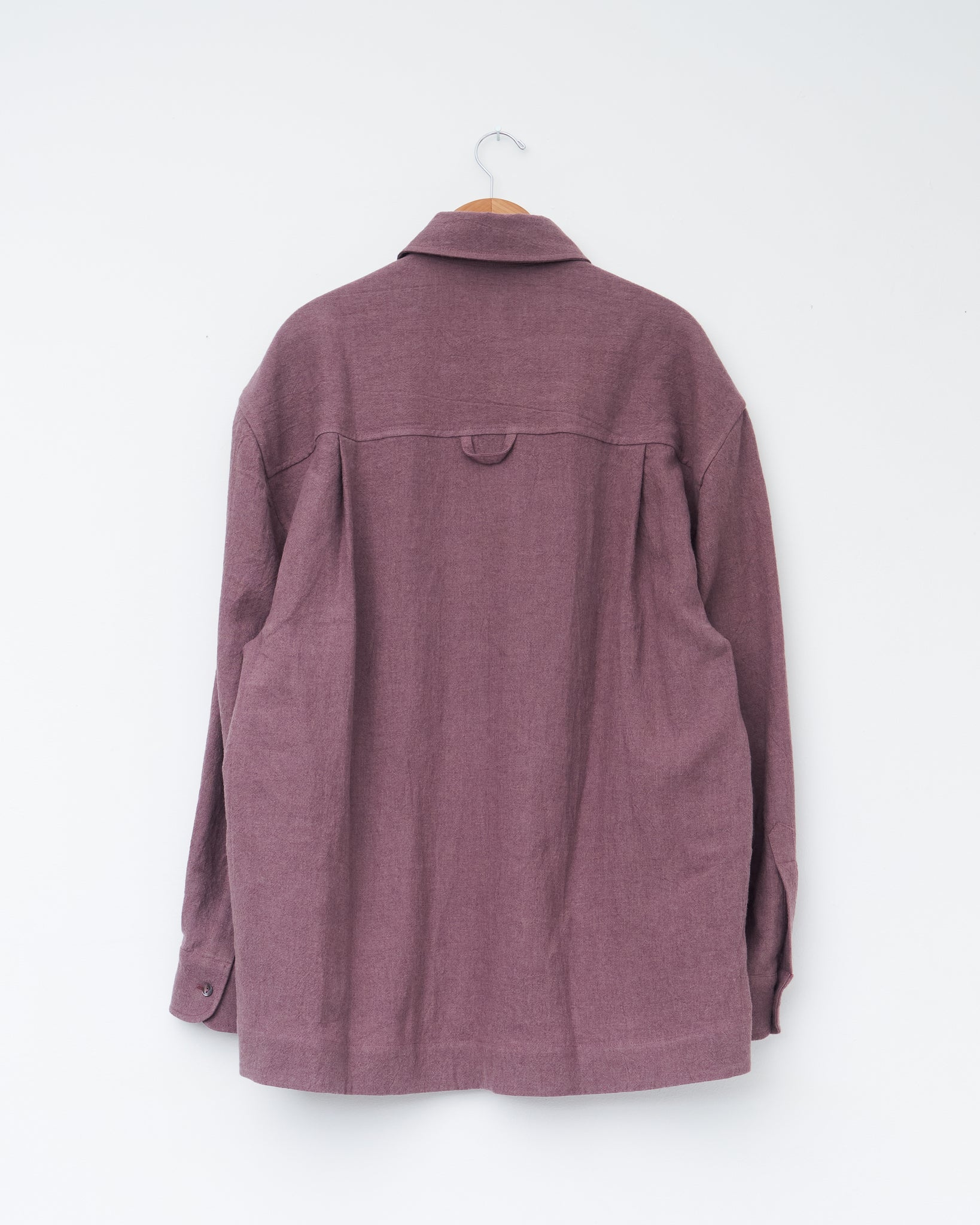 Japanese Linen Players Shirt, Grape