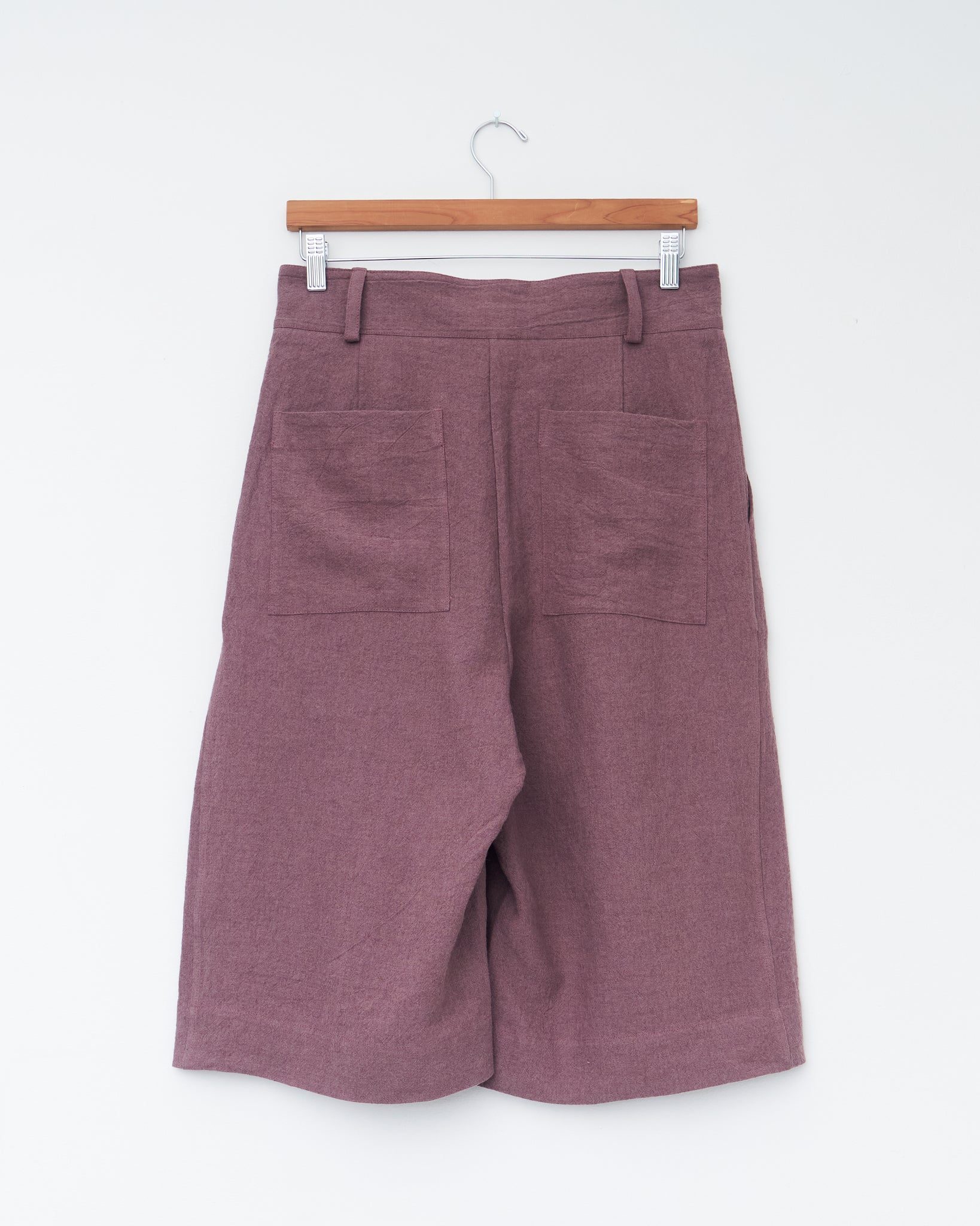 Japanese Linen Willa Short, Grape