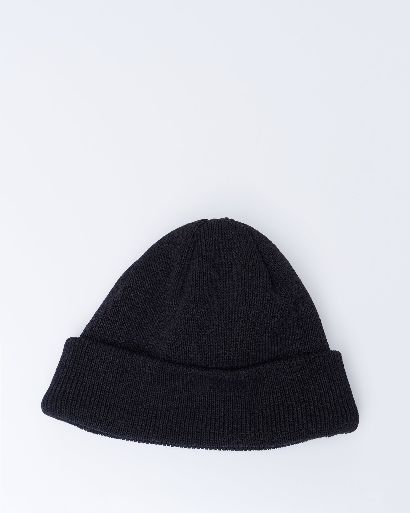 Japanese Paper Knit Big Watch Cap, Black