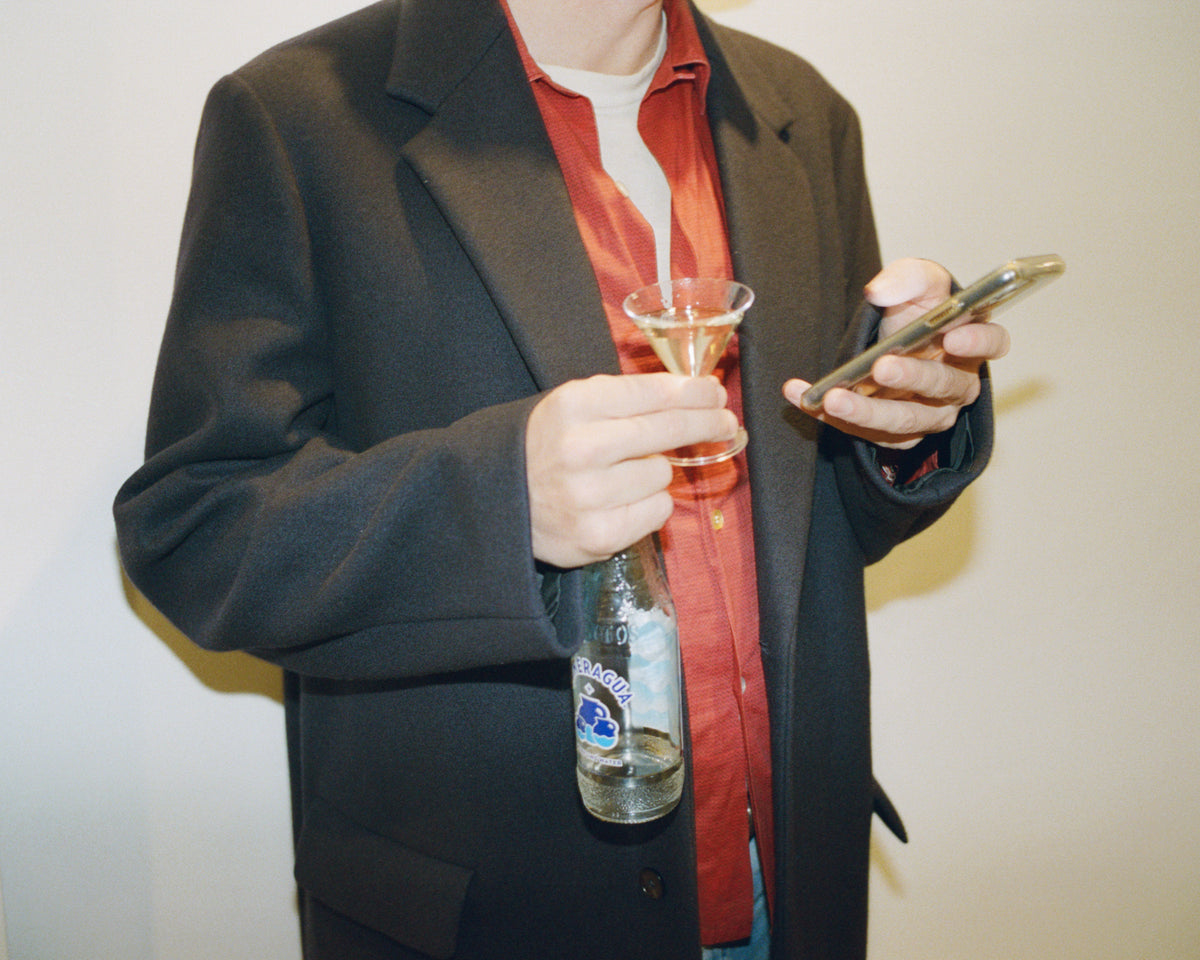 A drink in hand at a Colbo evening