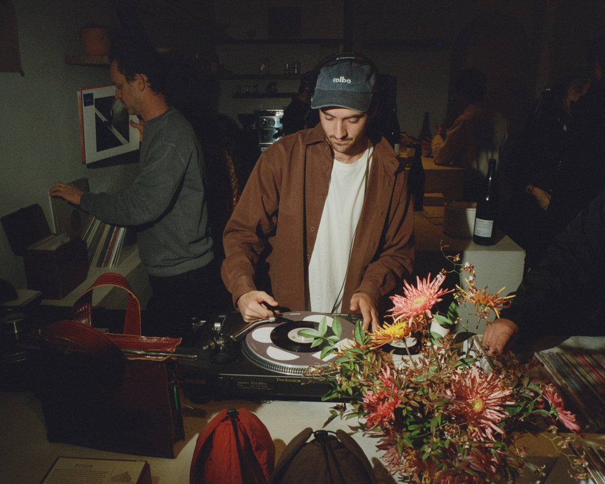 Records on the decks at a Colbo evening