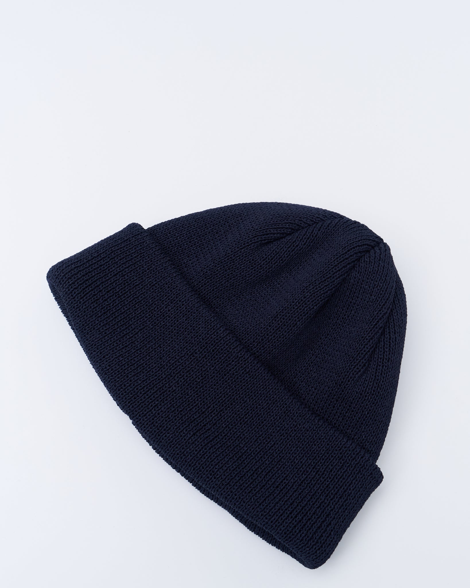 Japanese Paper Knit Big Watch Cap, Navy