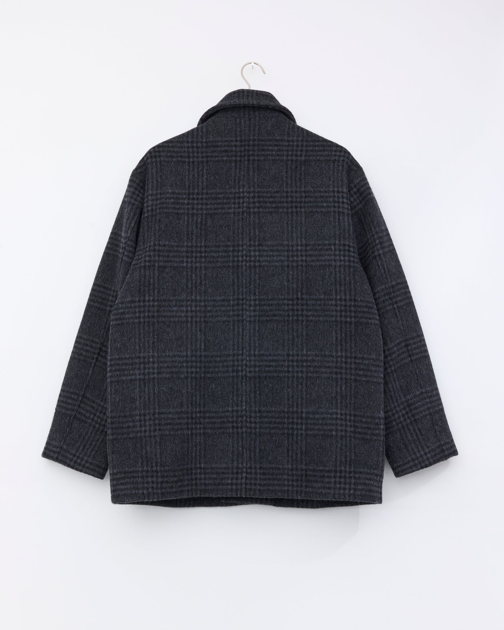 Coat 1.0, Grey Black Tartan