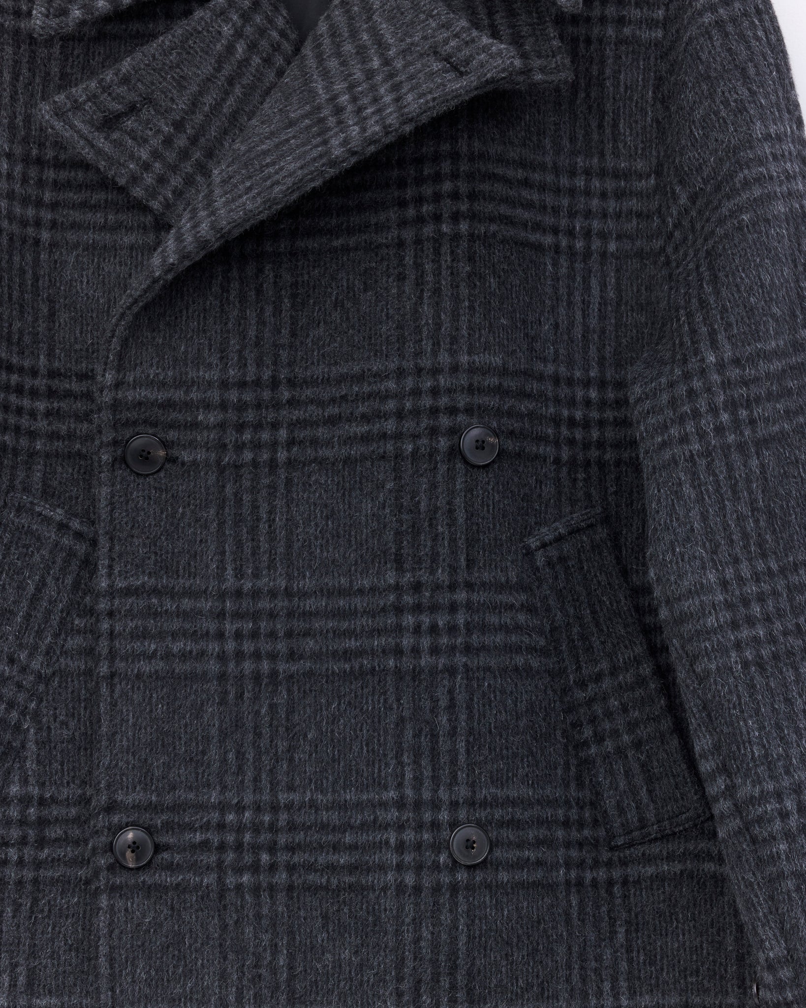 Coat 3.0, Grey Black Tartan