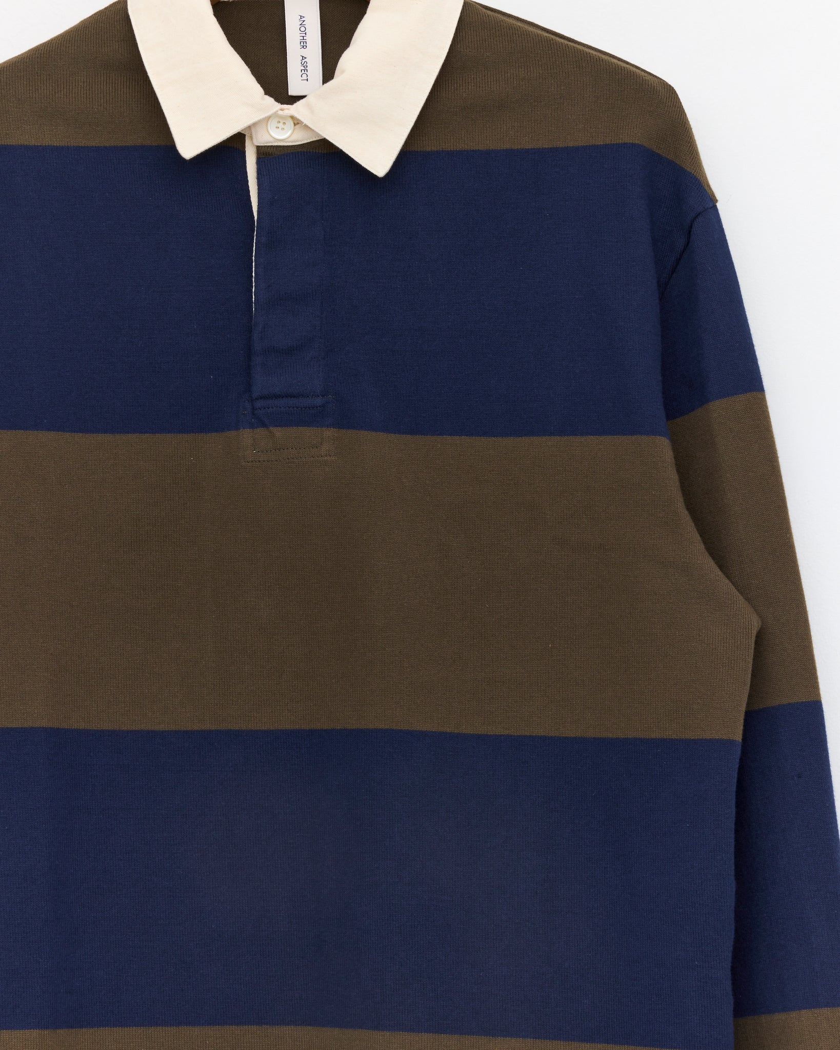 Rugby Polo 1.0, Navy Brown Stripe