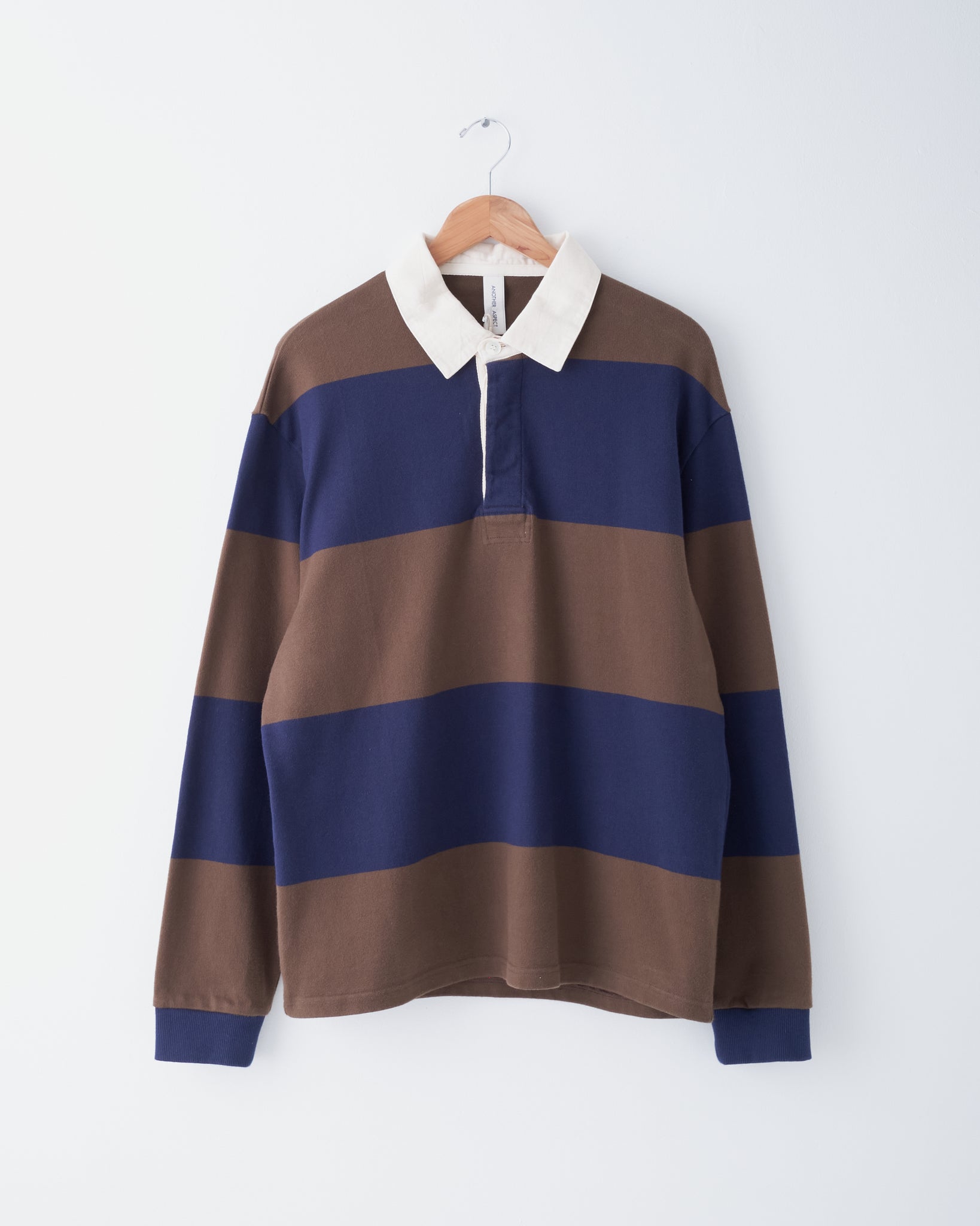 Rugby Polo 1.0, Navy Brown Stripe