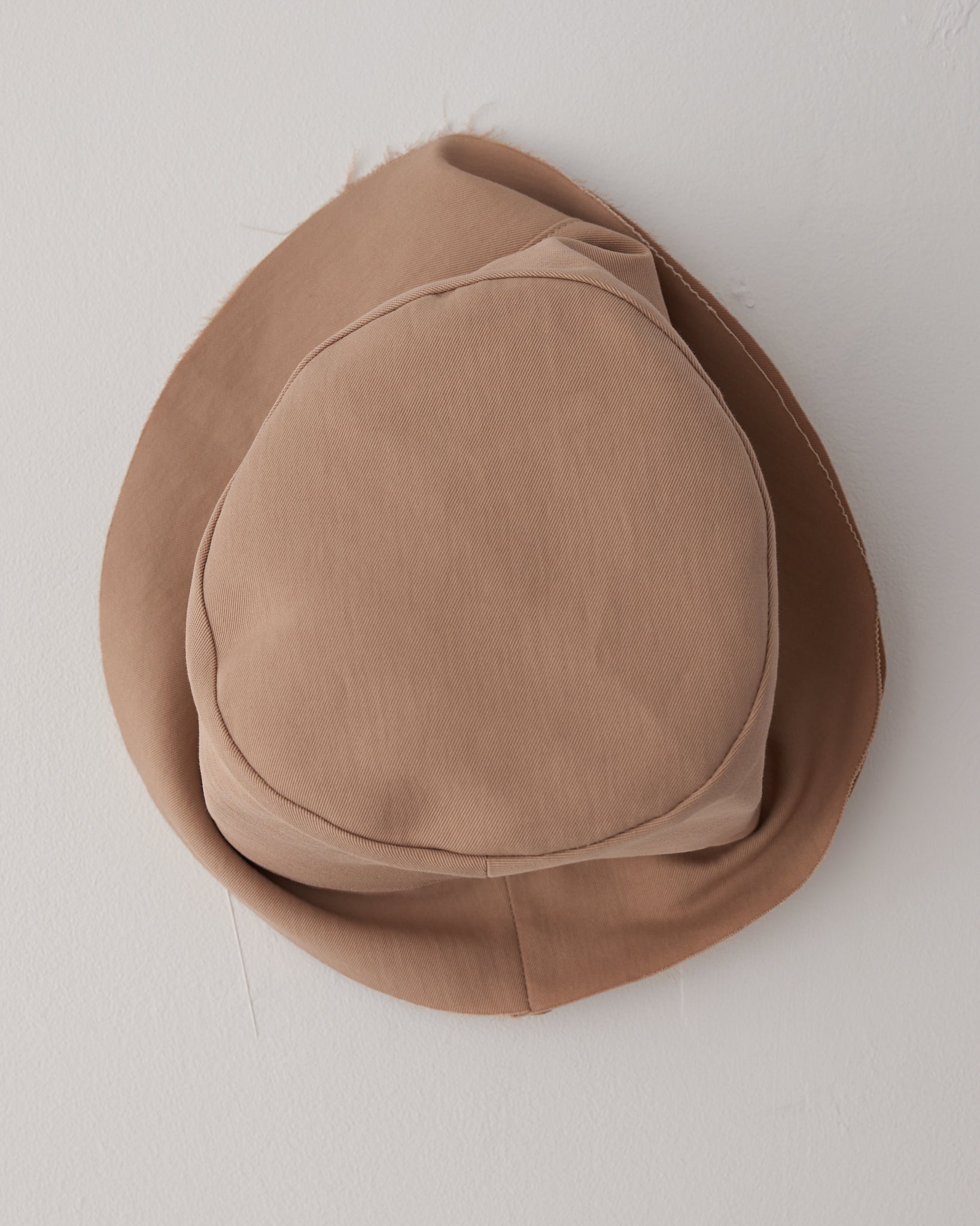 Double Raw Bucket Hat, Cotton/Silk