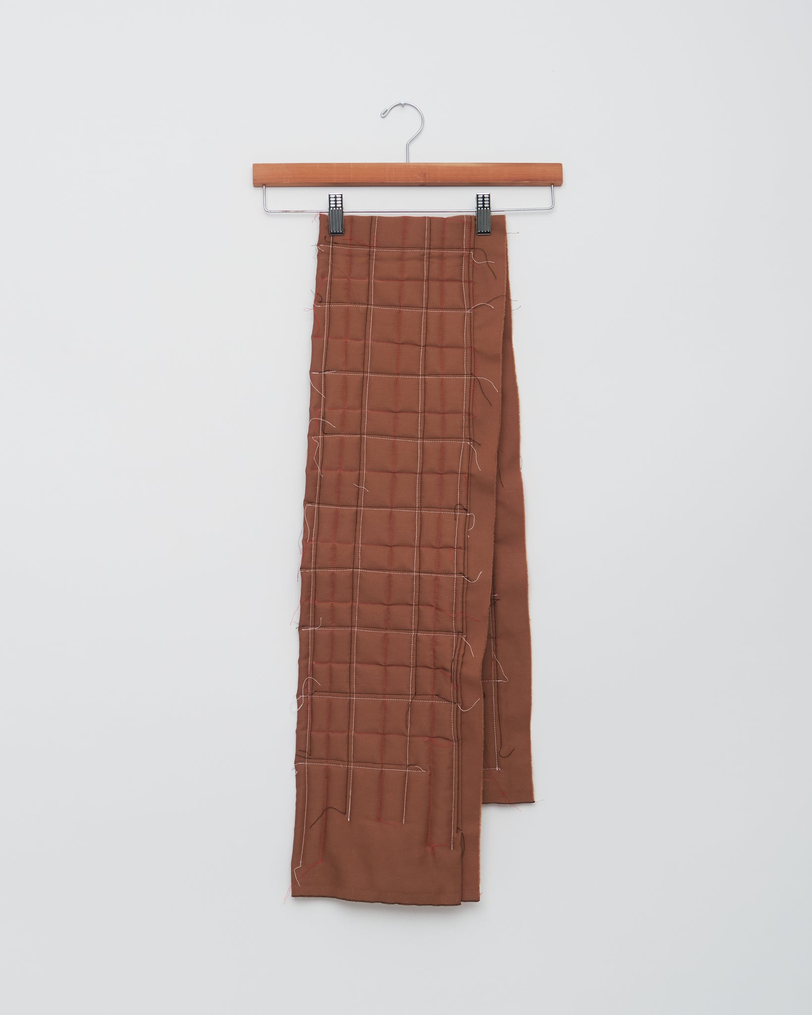 Quilted Scarf, Brown