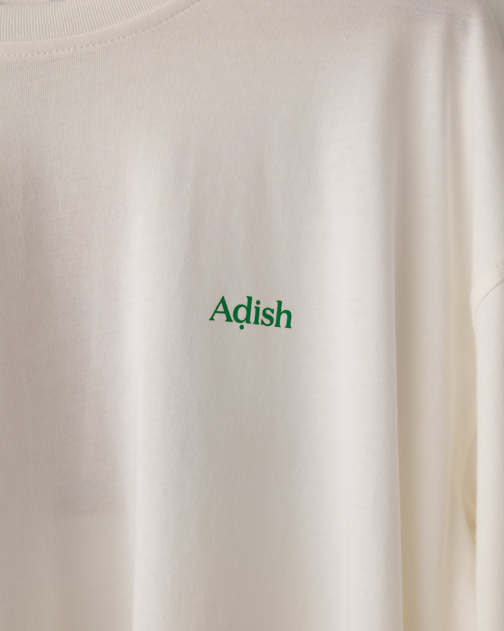Long Sleeve Nather Makhlut Logo Shirt, White