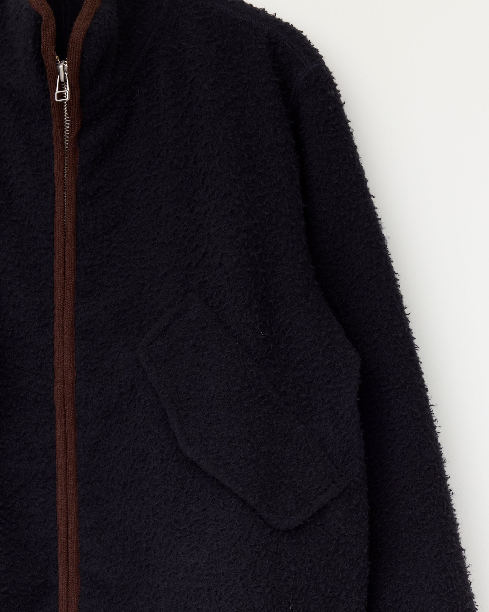Fleece Jacket 1.0, Navy/Brown