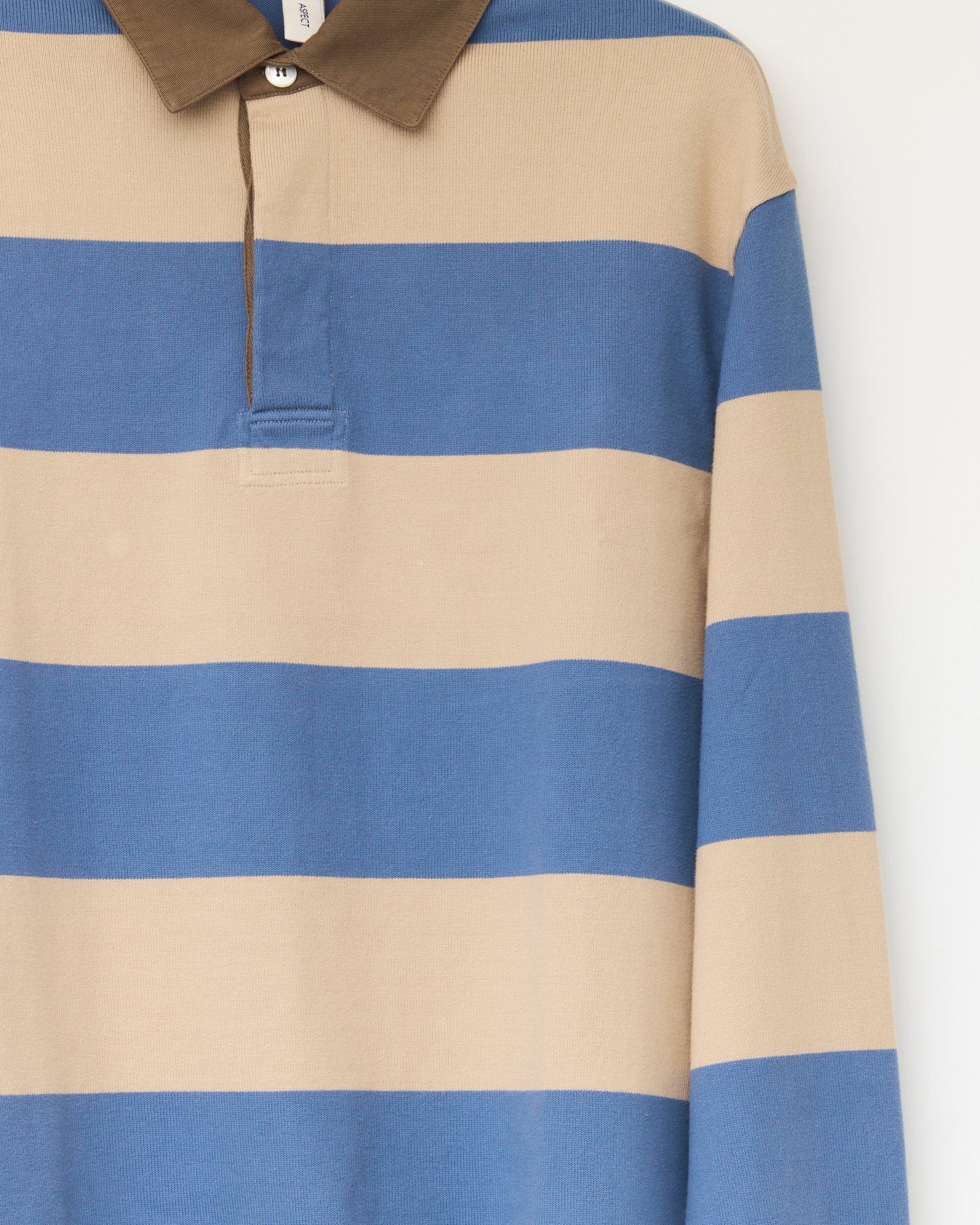 Rugby Polo 1.0, Blue Sand Stripe