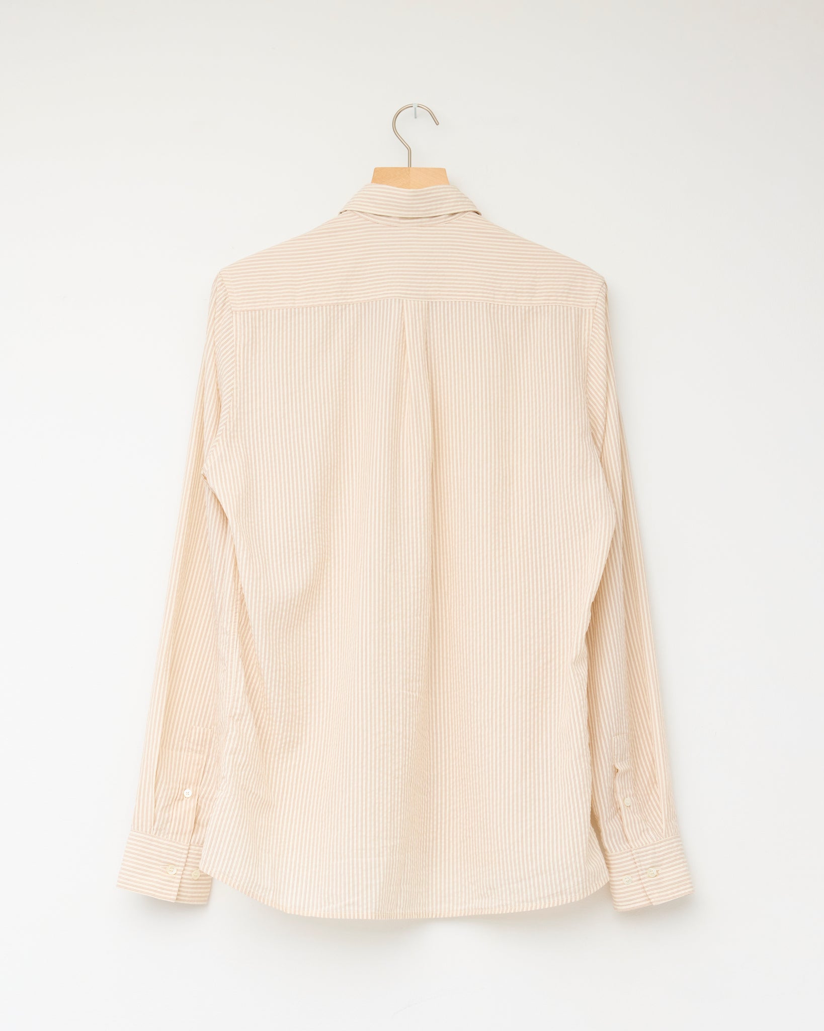 Shirt 1.0, Ecru Brown Stripe