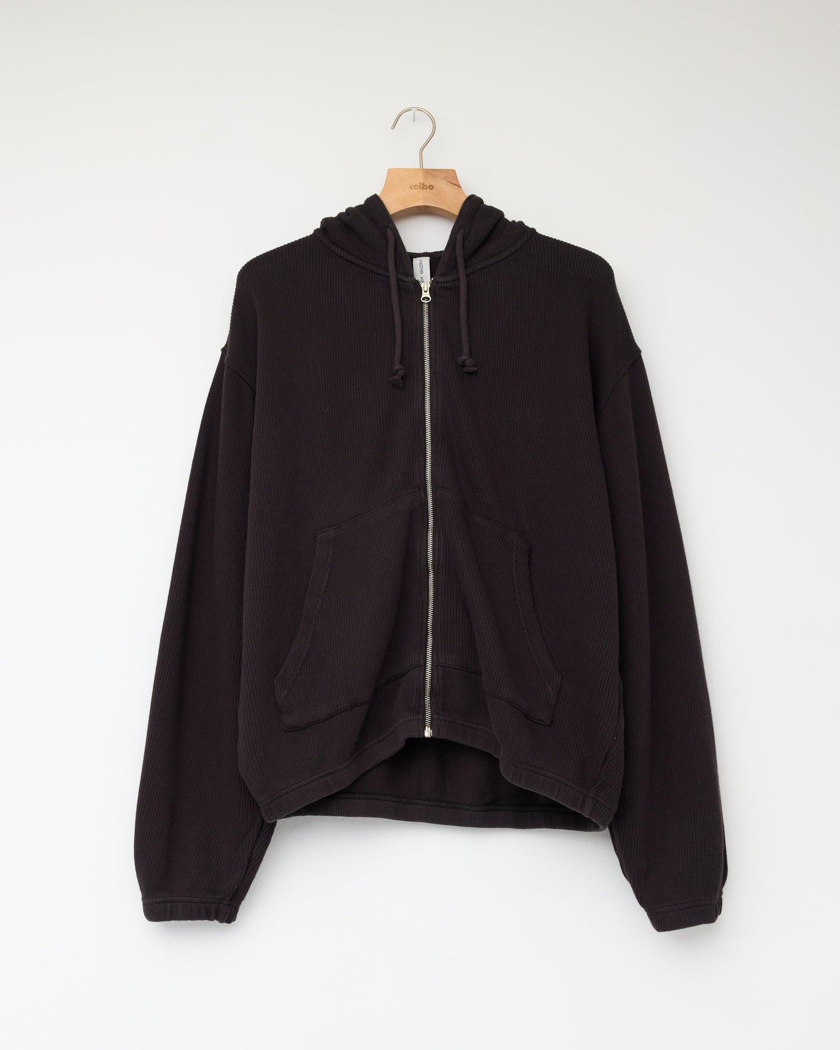 Zip Hoodie 1.0, Dark Brown