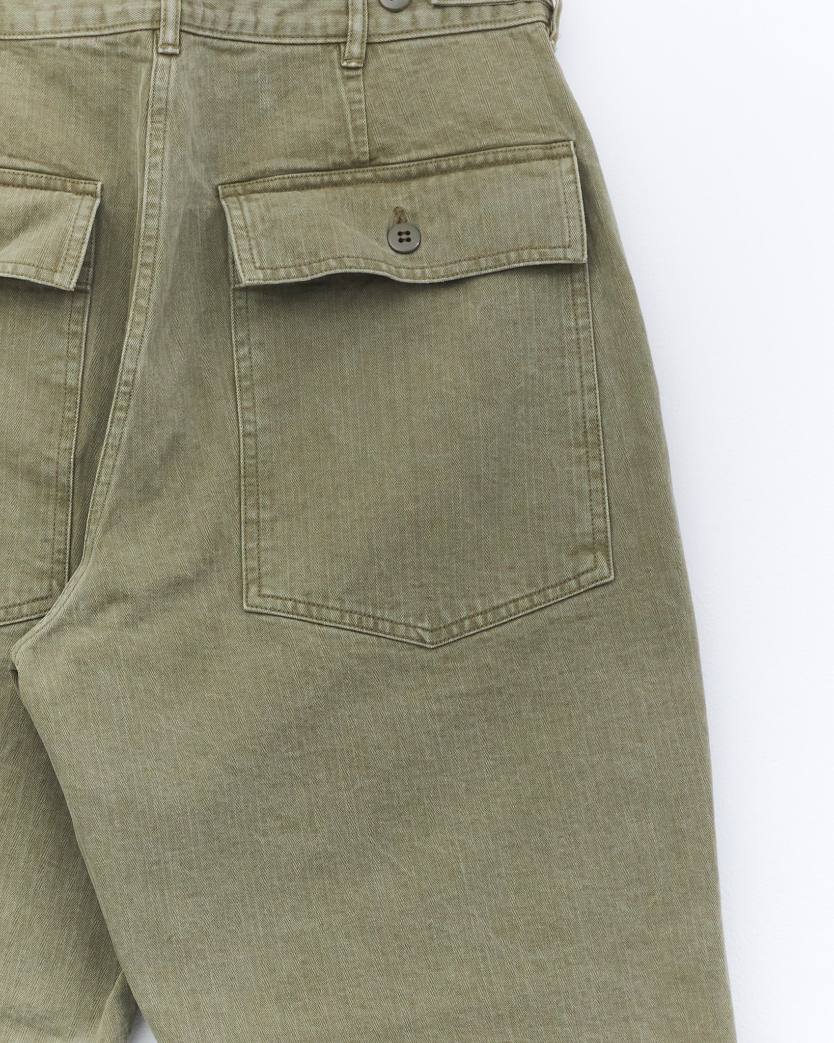 Army HBT Baker Pants, Olive Drab