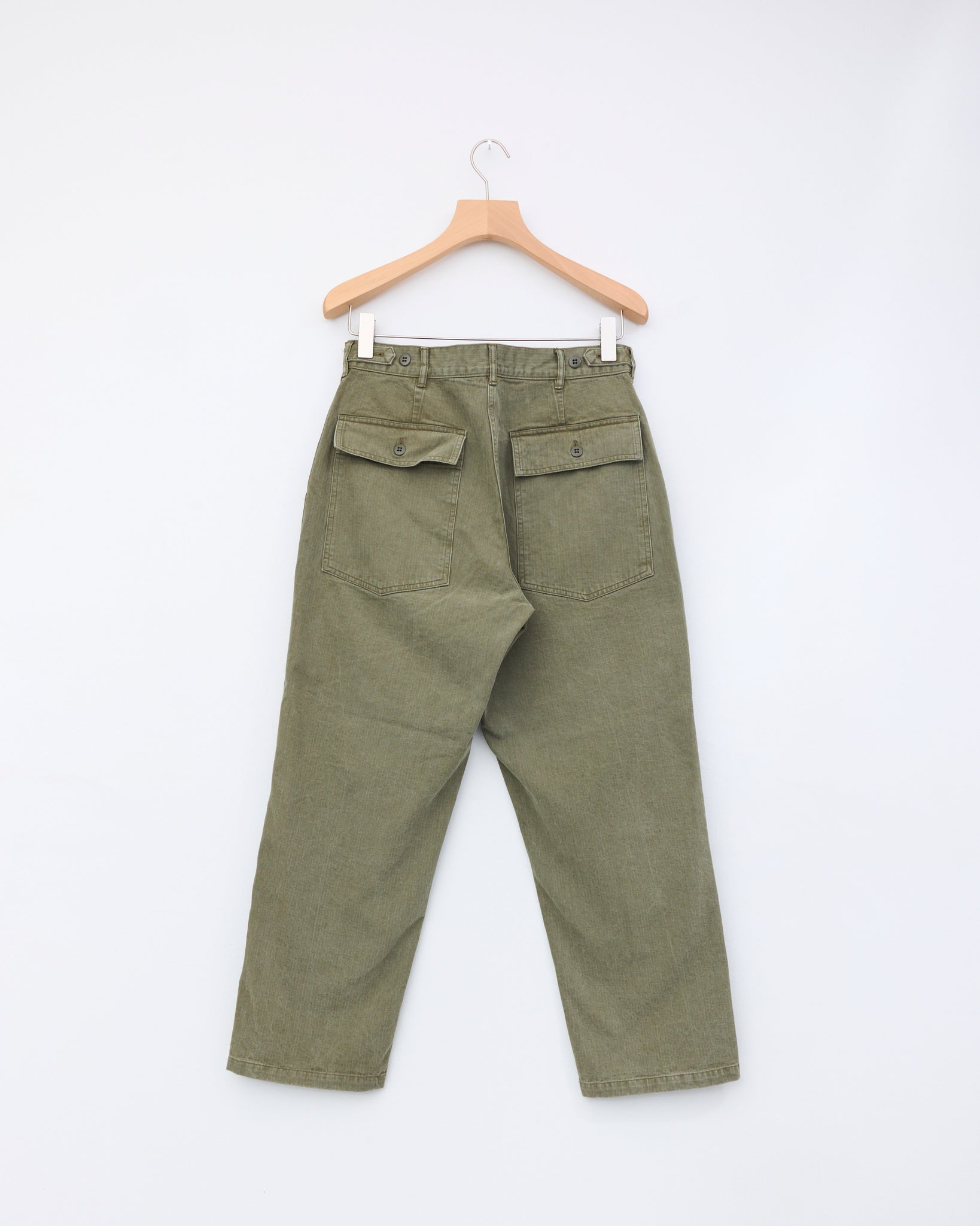 Army HBT Baker Pants, Olive Drab