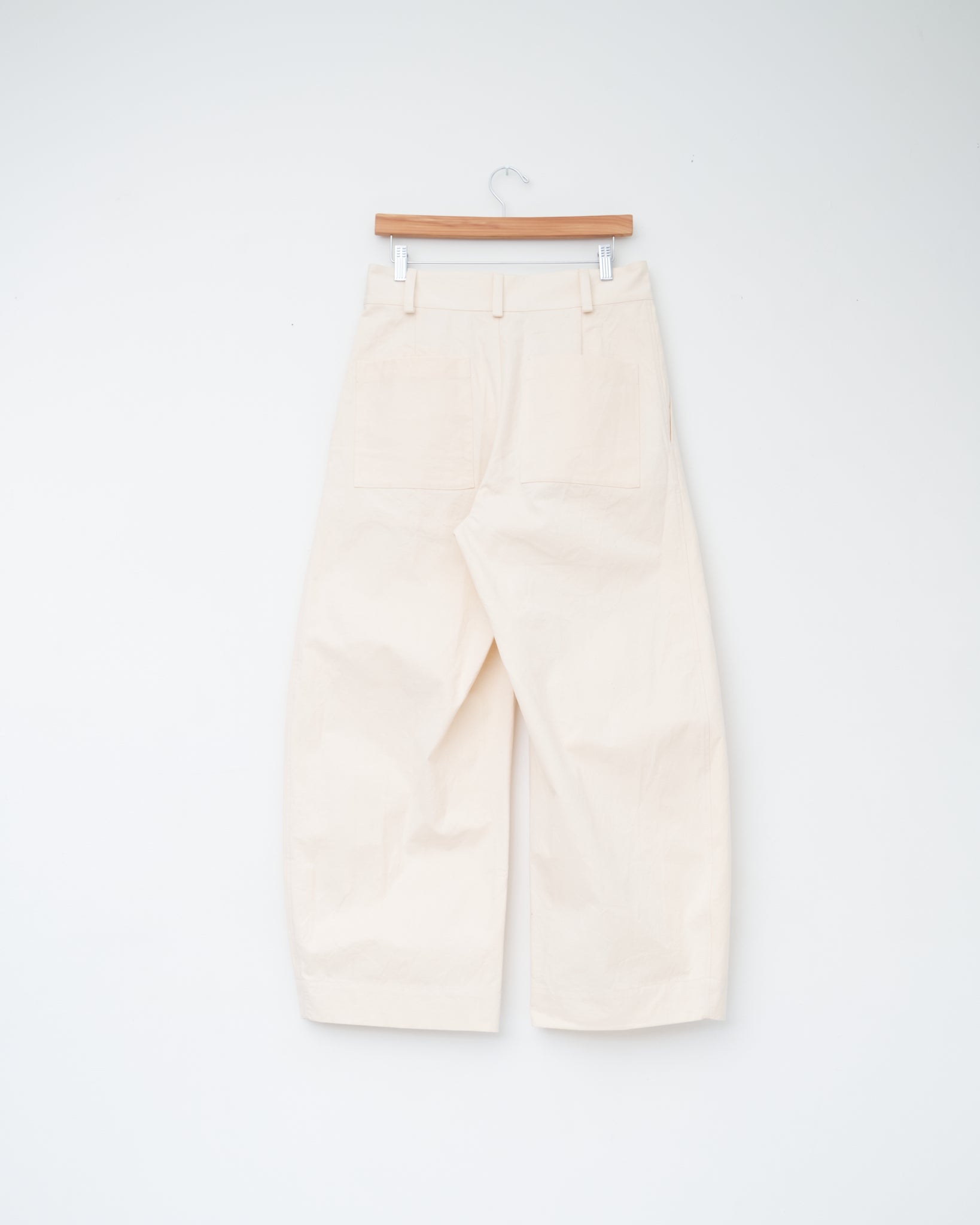 Japanese Cotton Twill Robby Trouser, Ecru