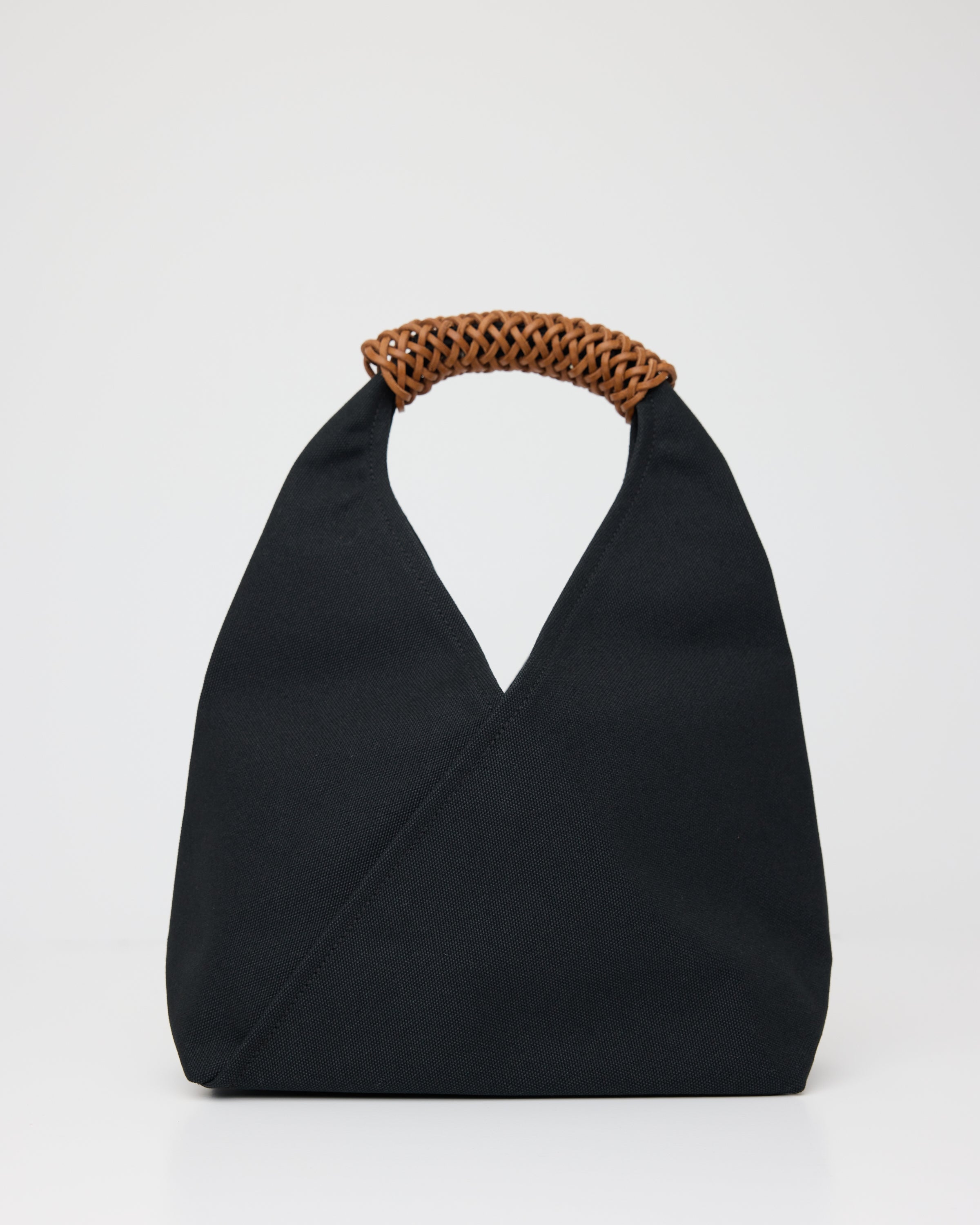Woven Triangle Bag 36, Chesnut / Black – Colbo