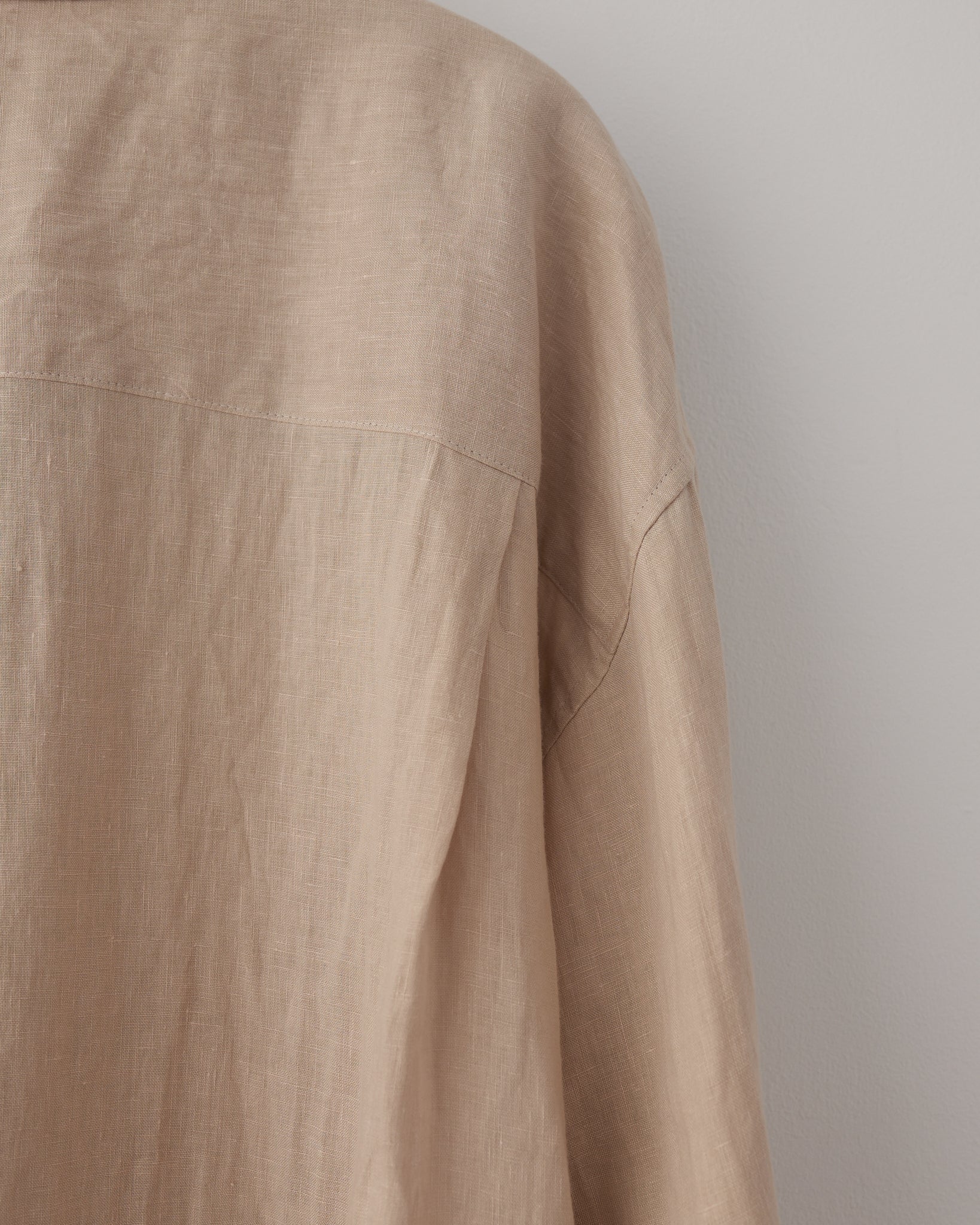 Banaras Shirt, Natural Linen