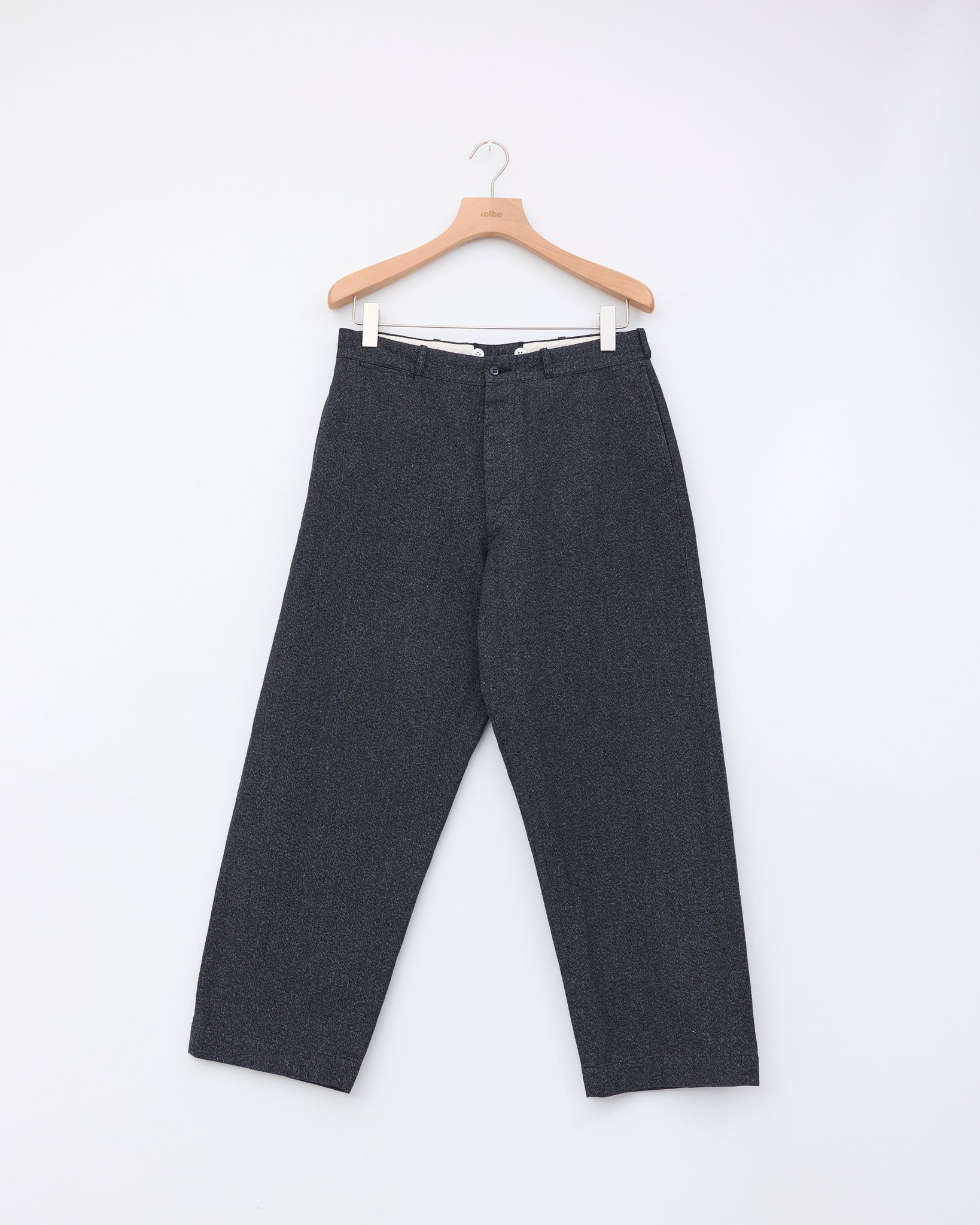 Black Chambray Workpants, Black