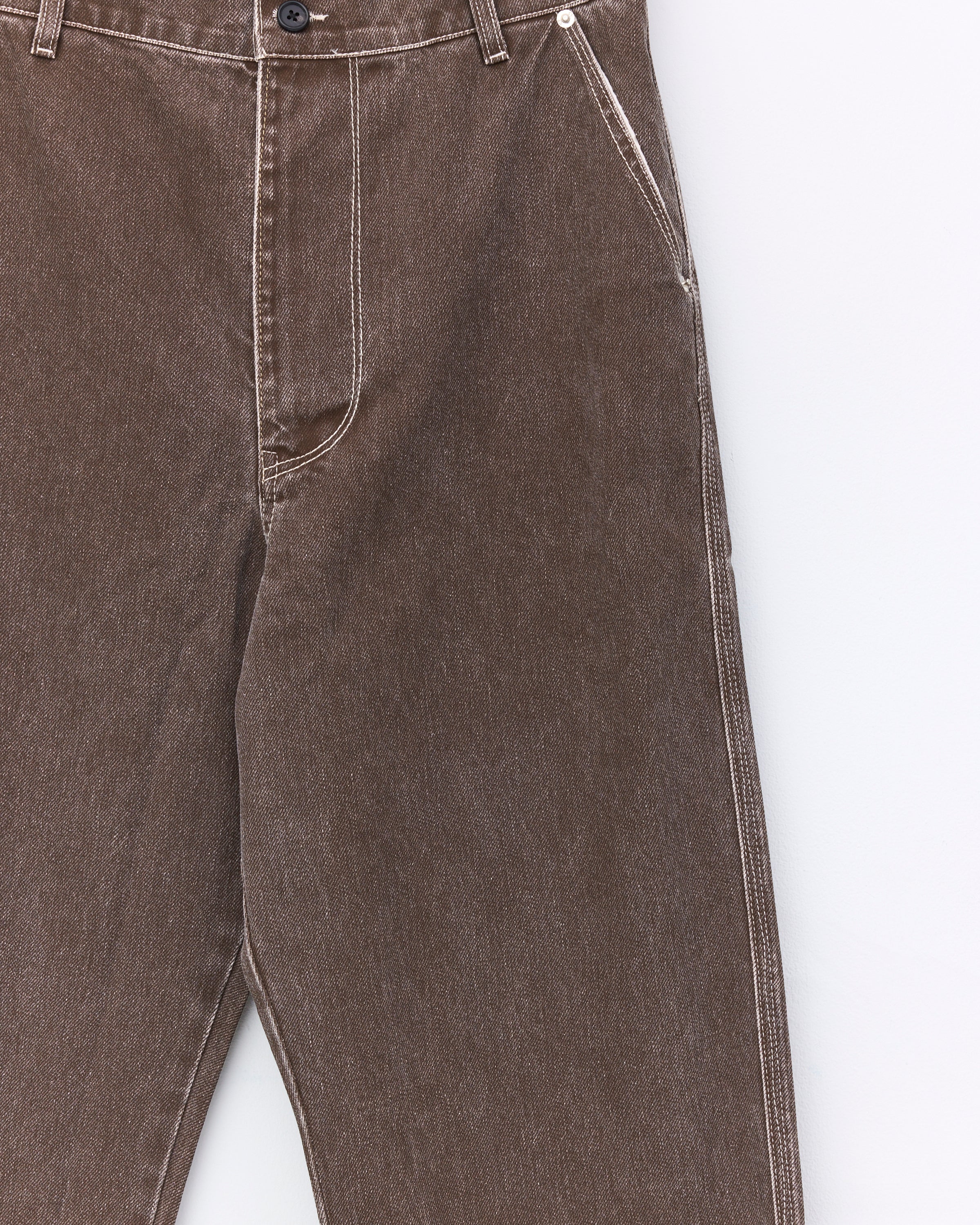 Straight Jeans, Brown – Colbo