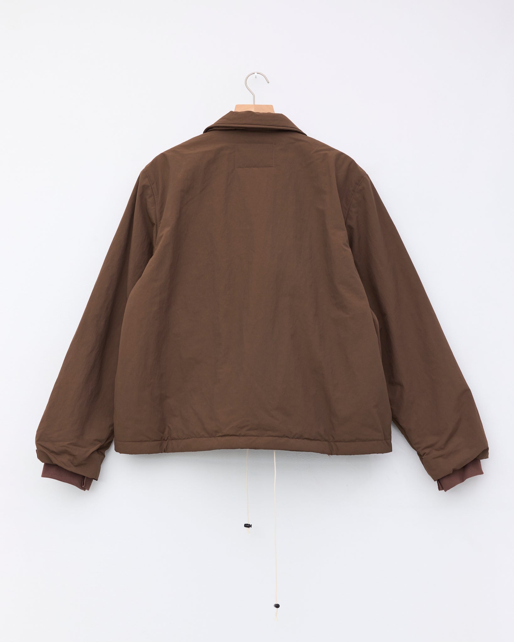 Puffed Simple Jacket, Brown