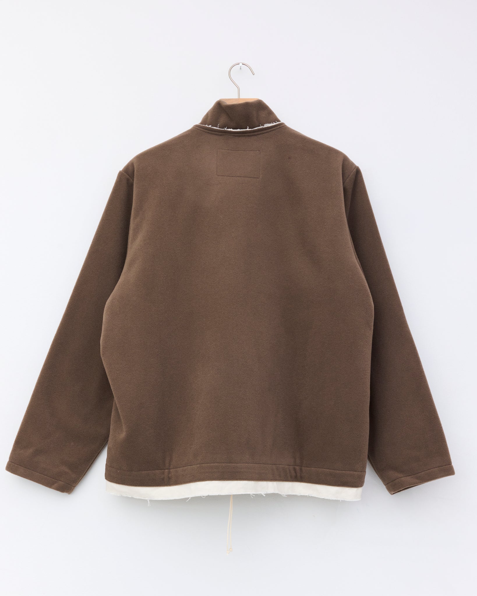 Fleece Anorak, Taupe