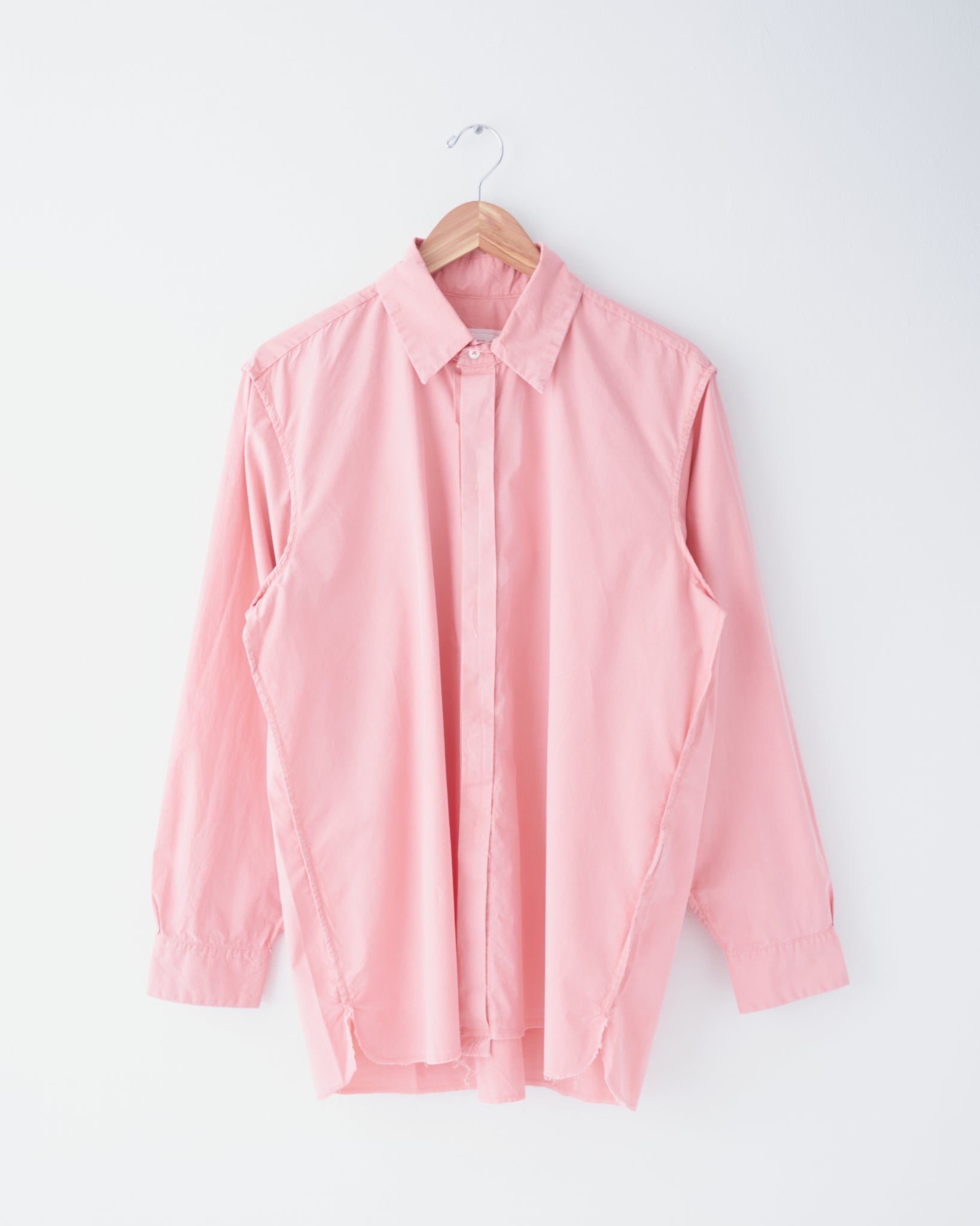 Inside-Out Basic Shirt, Coral