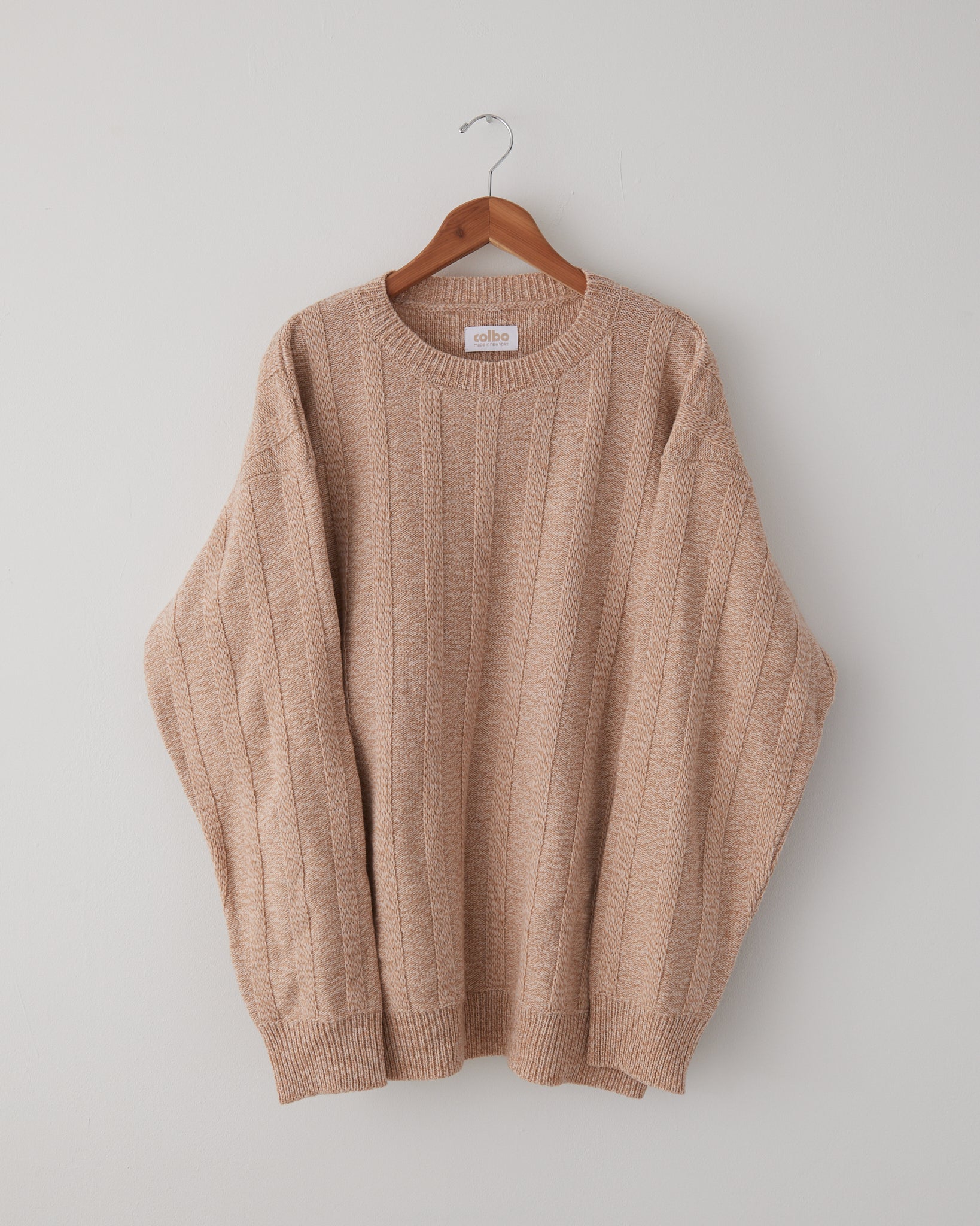 Knit Sweater, Heather Wool, One of One