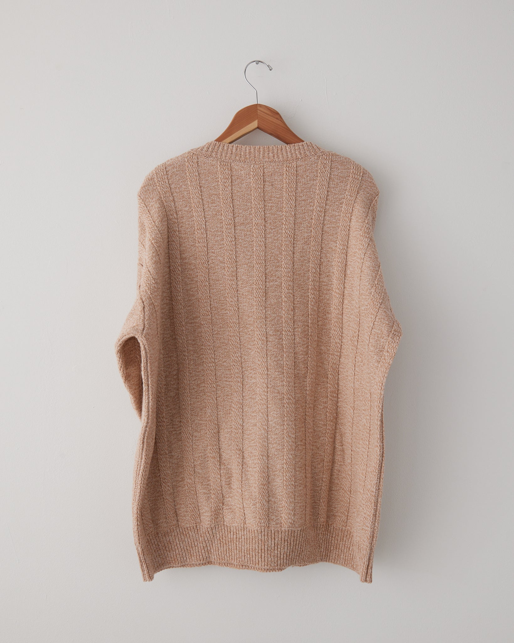 Knit Sweater, Heather Wool, One of One