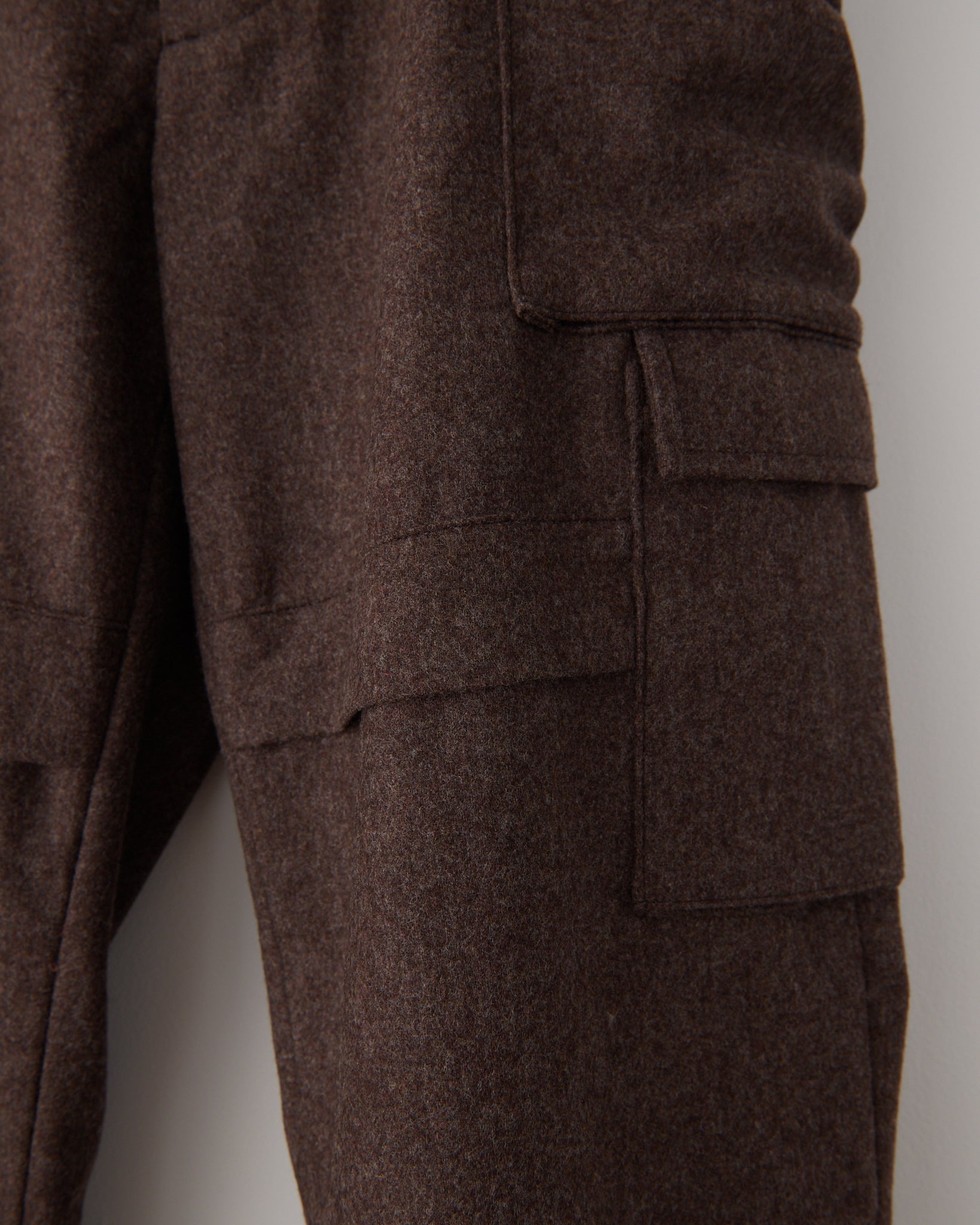 Cargo Pants, Wool / Nylon, Dark Brown