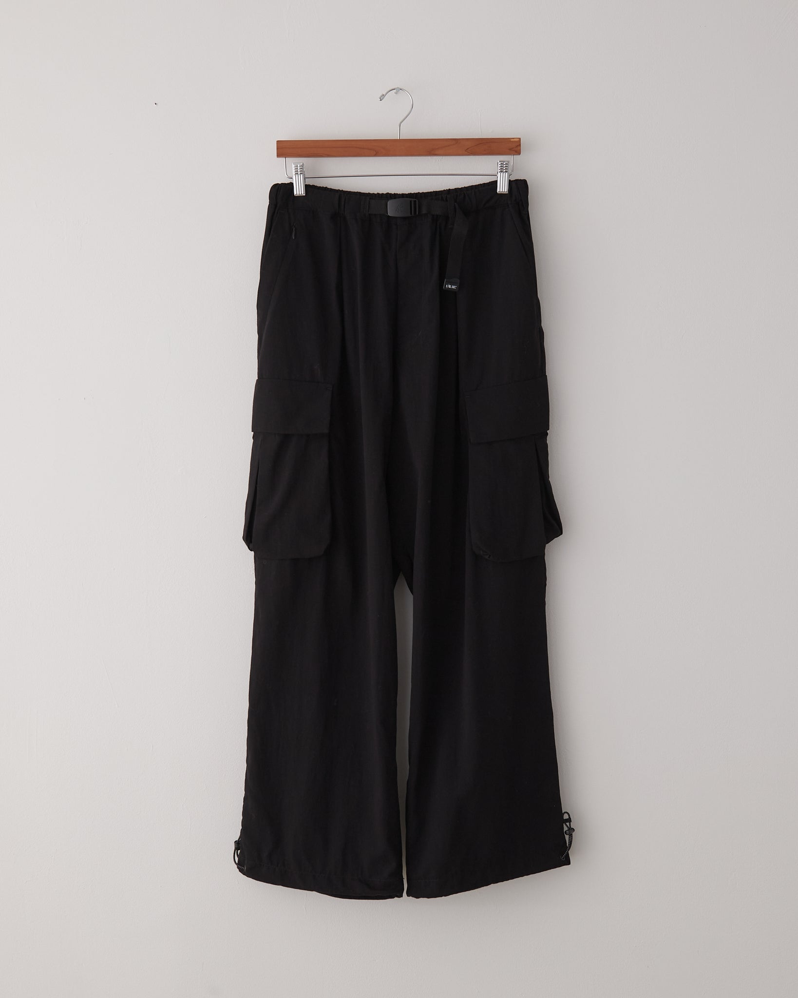 F/CE. Technical Cargo Wide Pant, Black & Charcoal