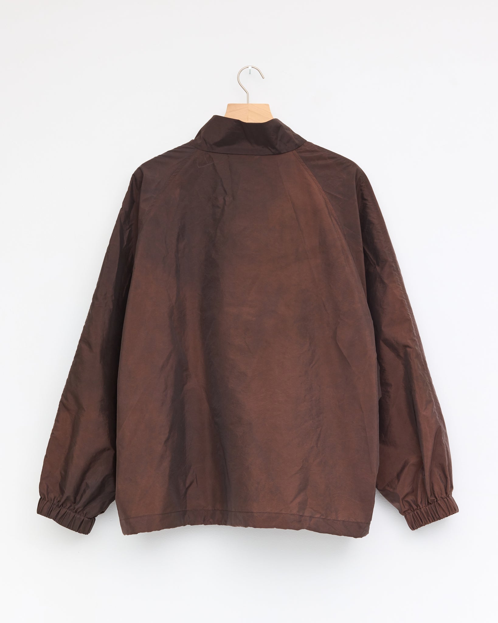 Half Zip Raglan Parka, Washed Burgundy