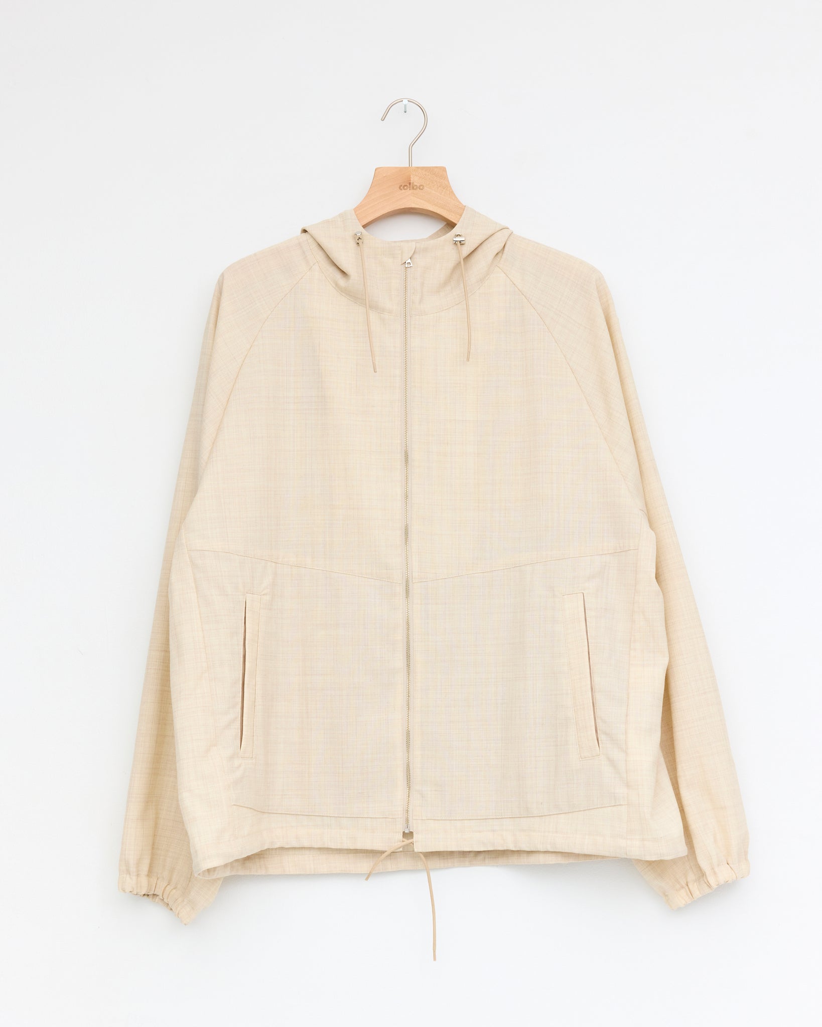 Wool Blouson, Beige