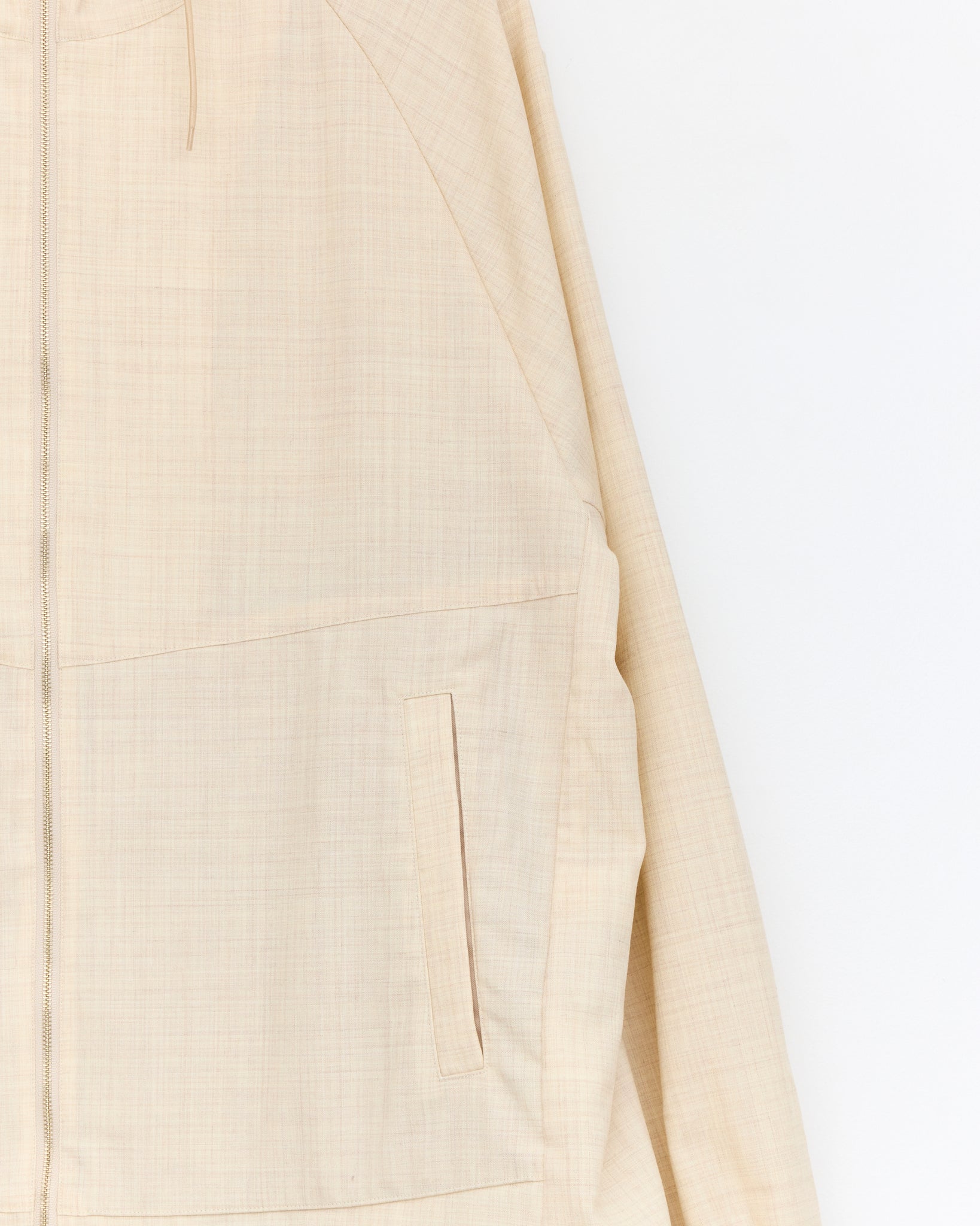 Wool Blouson, Beige