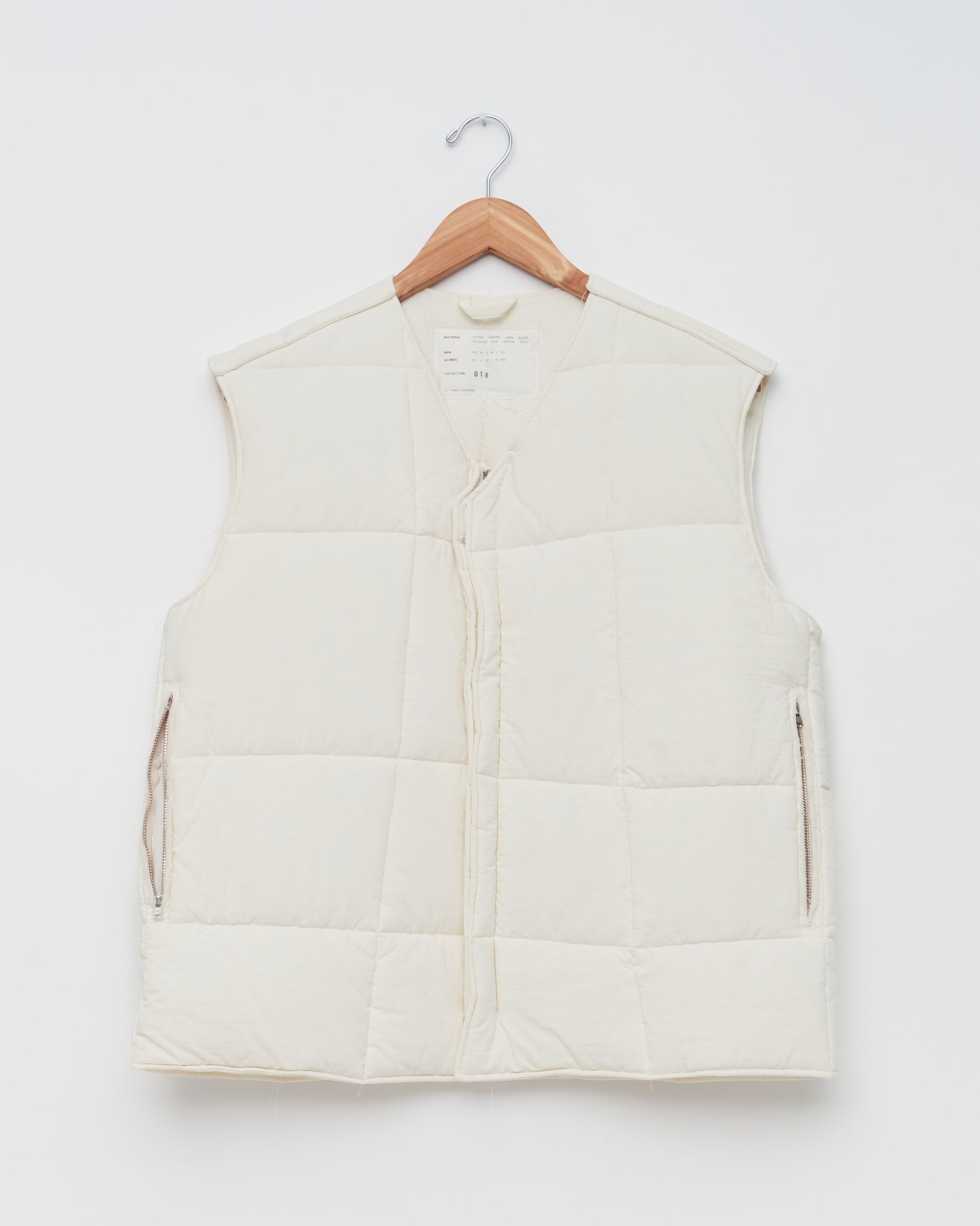 Duvet Vest, Off-White